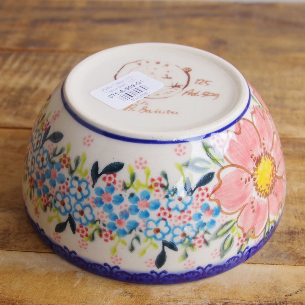 新品】 ポーランド食器 ポーリッシュポタリー ボウル 13cm 小どんぶり