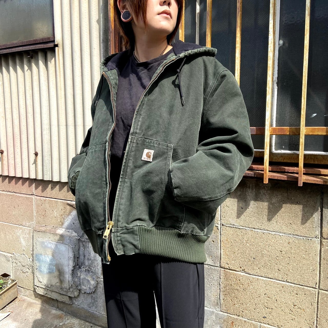 カーハート アクティブパーカー ワークジャケット メンズXL相当 古着