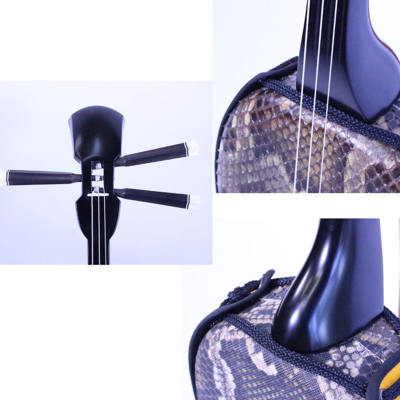 ジ*ン様 美品 沖縄三線 蛇皮 人口皮 入門 初心者用 ケース