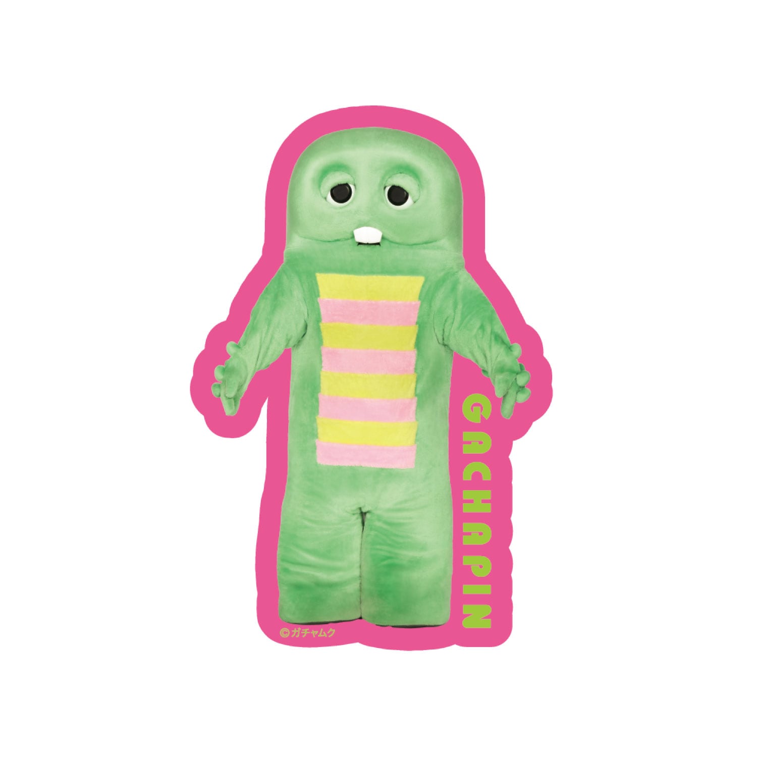 キャラクターステッカー ガチャピン・ムック ガチャピン