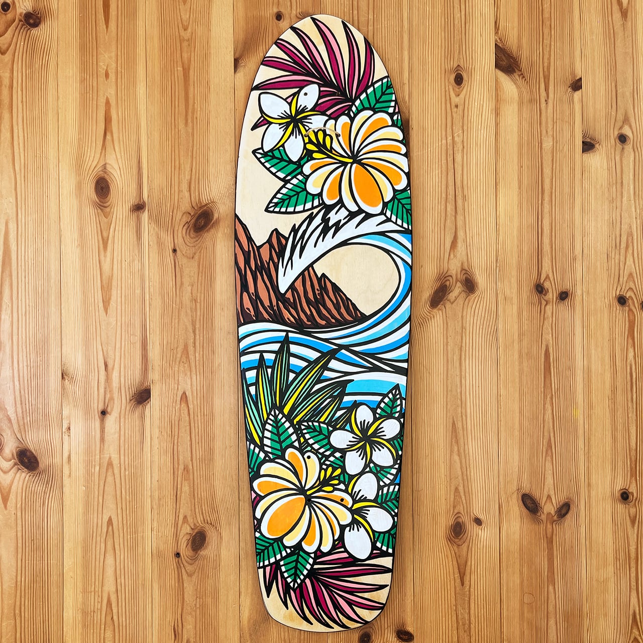 Skateboard Deck（Hibiscus Wave） | TAMO ART GALLERY
