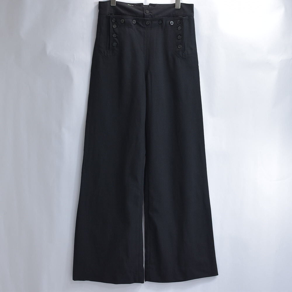 80s U.S.NAVY アメリカ海軍 ウールセーラーパンツ ミリタリーパンツ