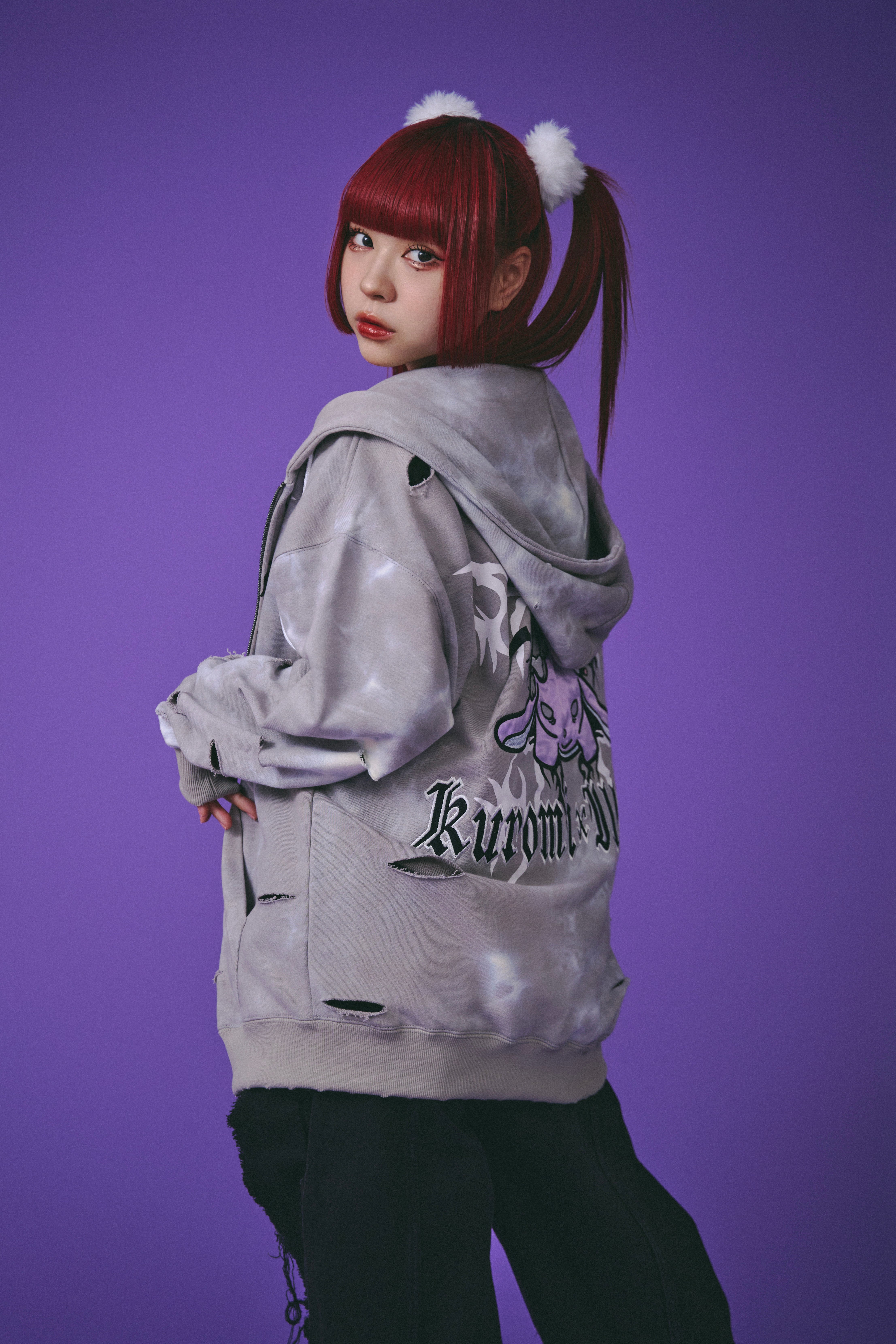 イルガルフィームラ染めZIPパーカー」 | KRY clothing