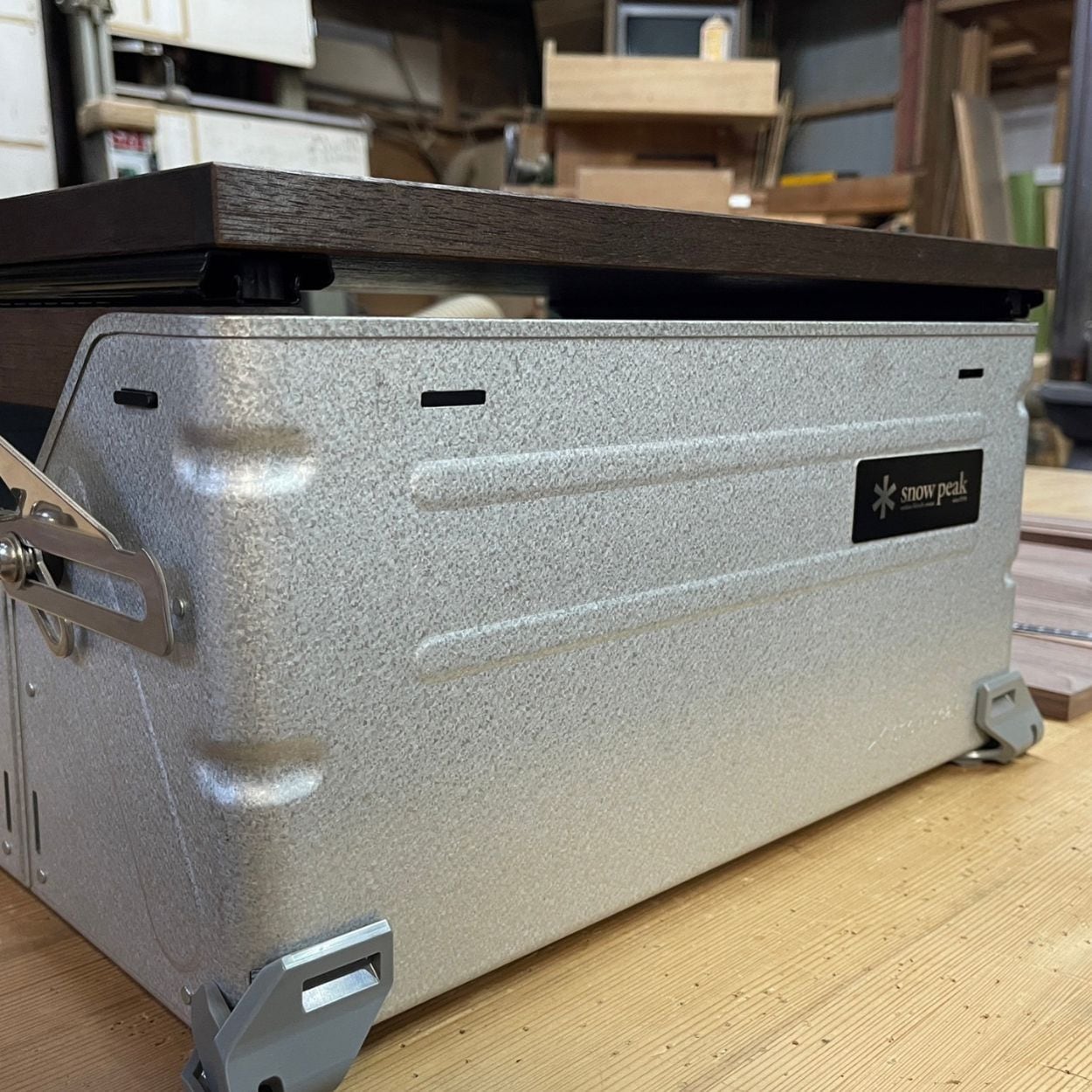 送料無料】スノーピーク シェルフコンテナ50タイプ専用カスタム 土台＋