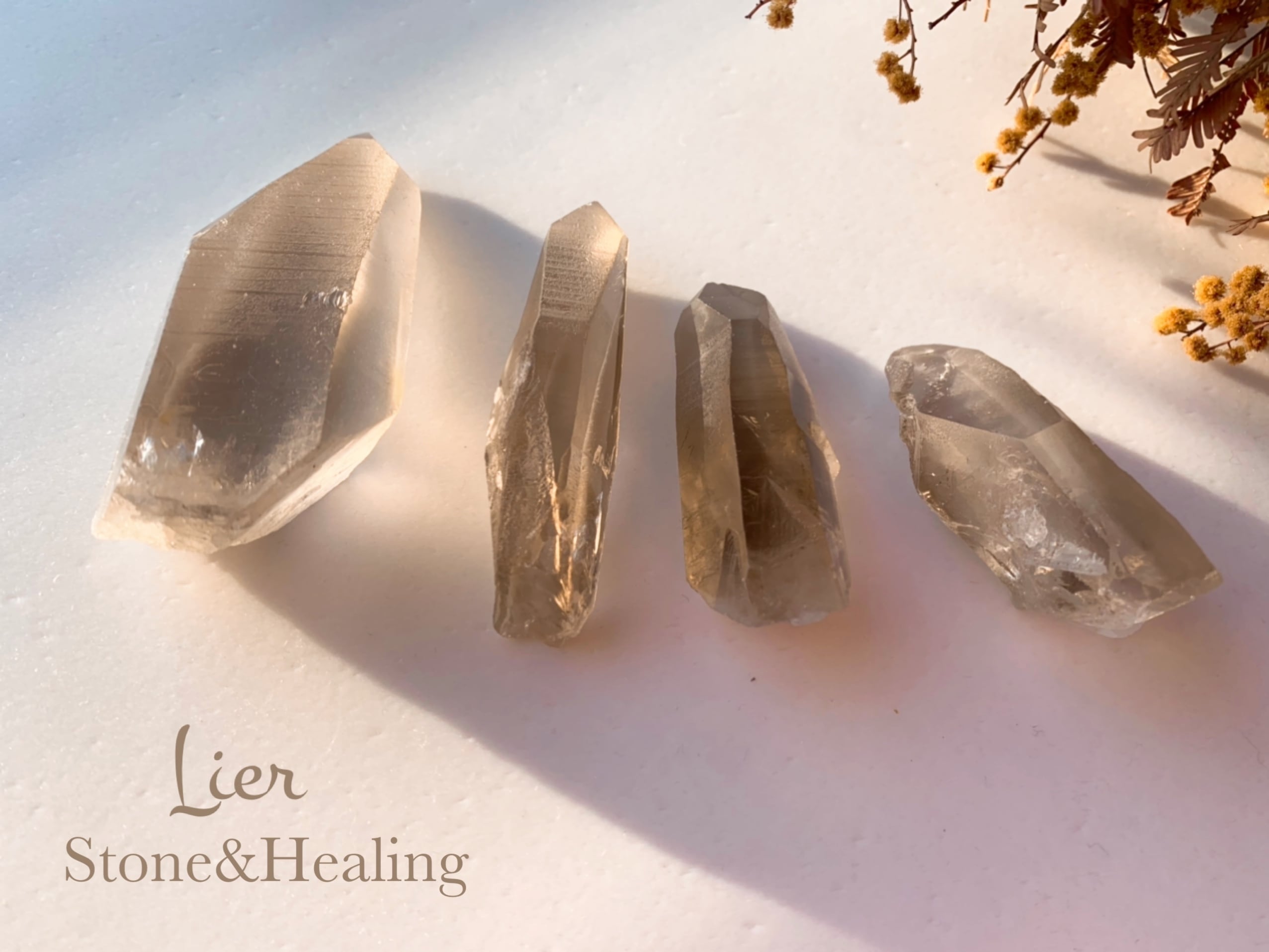 タントリックトリプレッツ✨スモーキーレムリアンシードクリスタル原石水晶