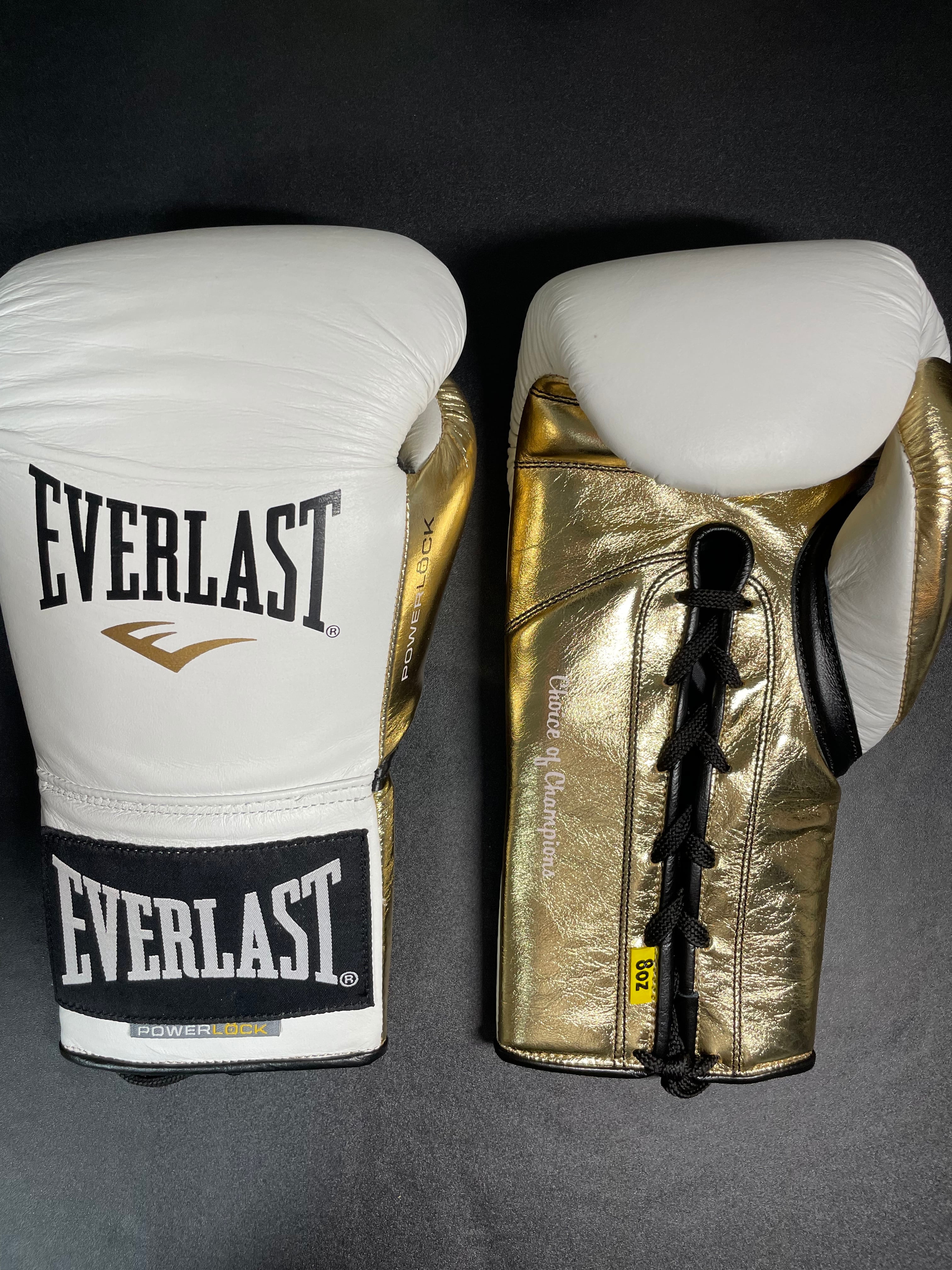 Everlast パワーロック プロファイトグローブ 白/ゴールド