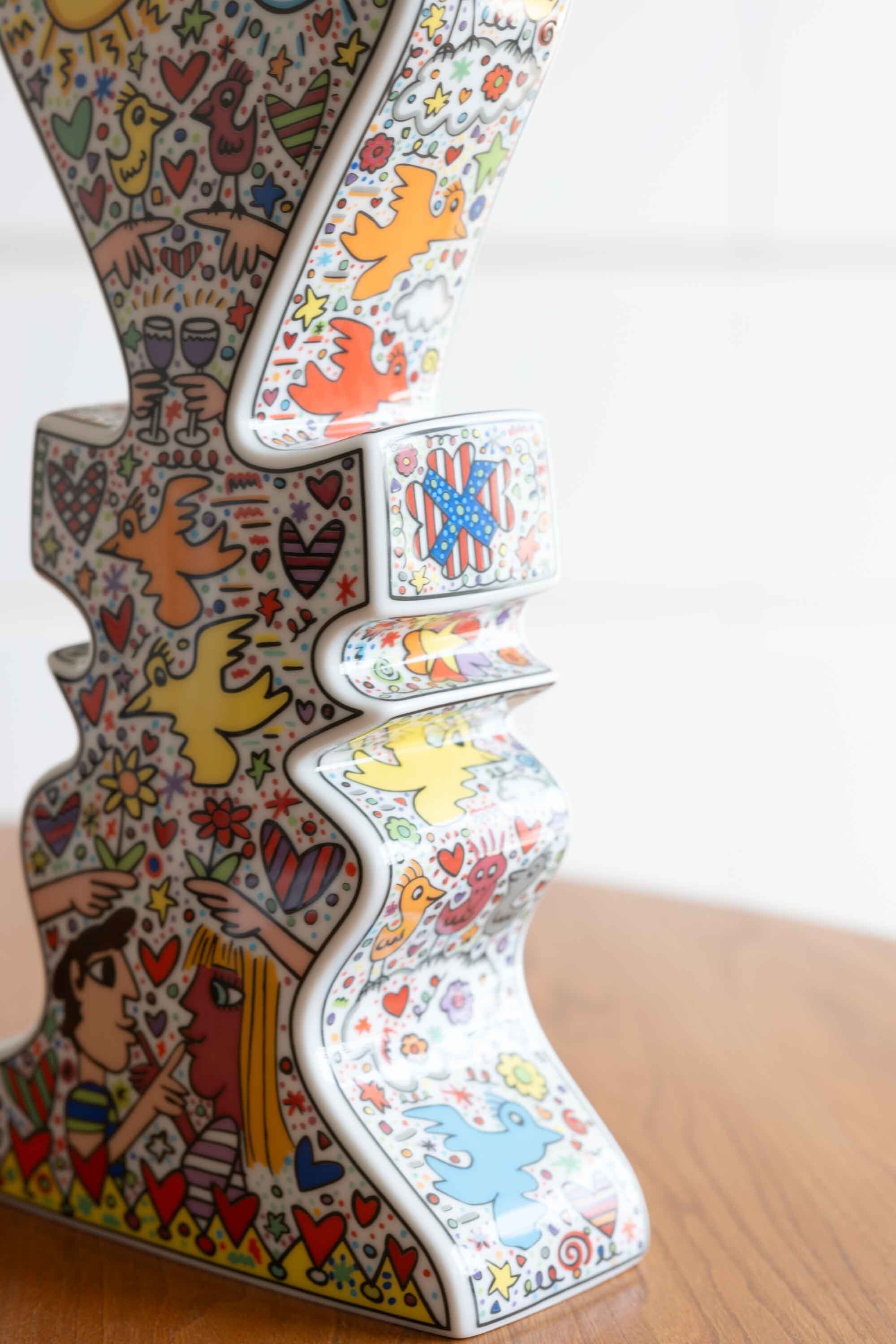 James Rizzi ジェームス・リジィ デザイン Love Vase ドイツ Rosenthal