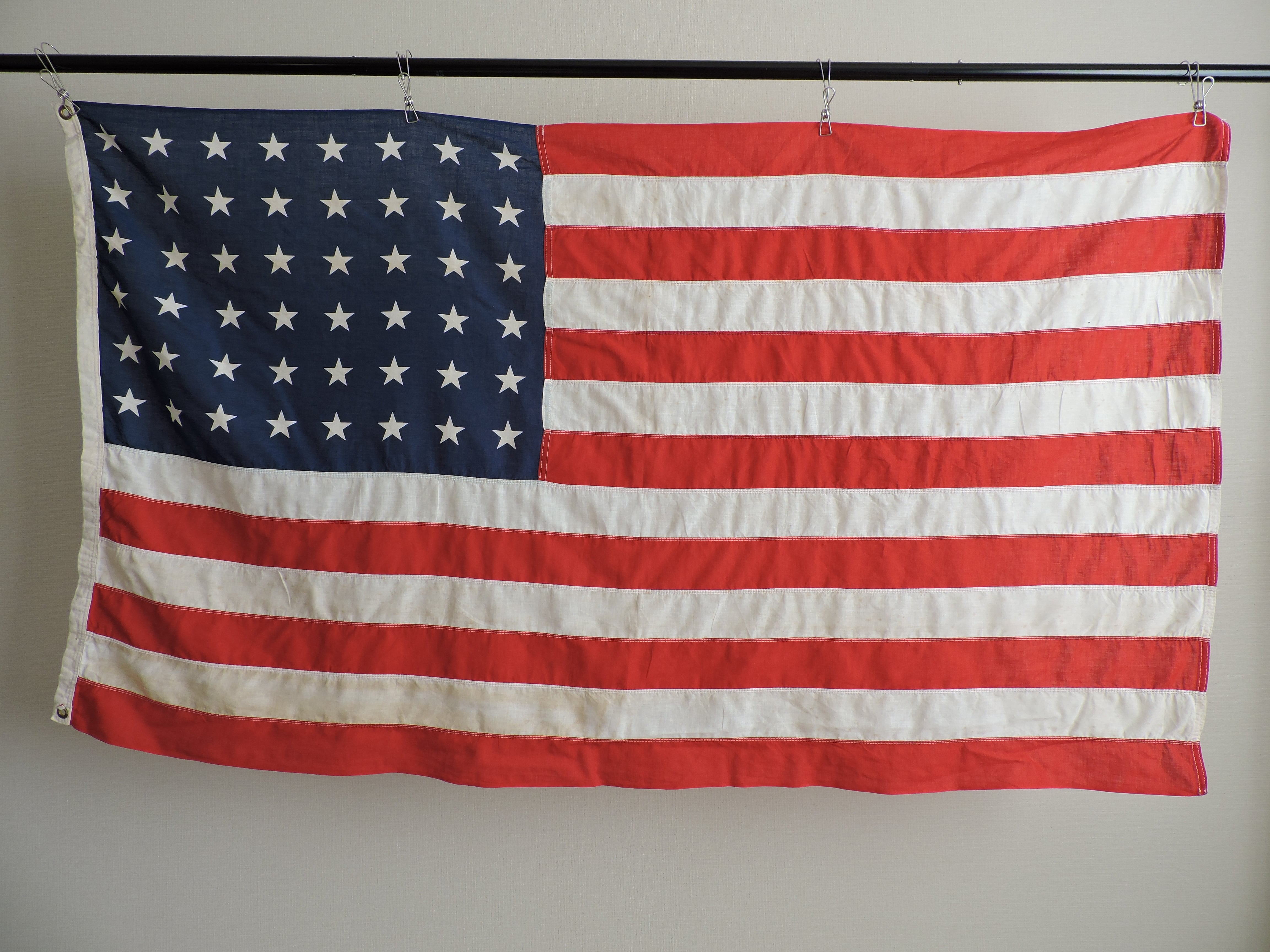 1912～1959年 48星☆プリント・ヴィンテージ星条旗 アメリカンフラッグ