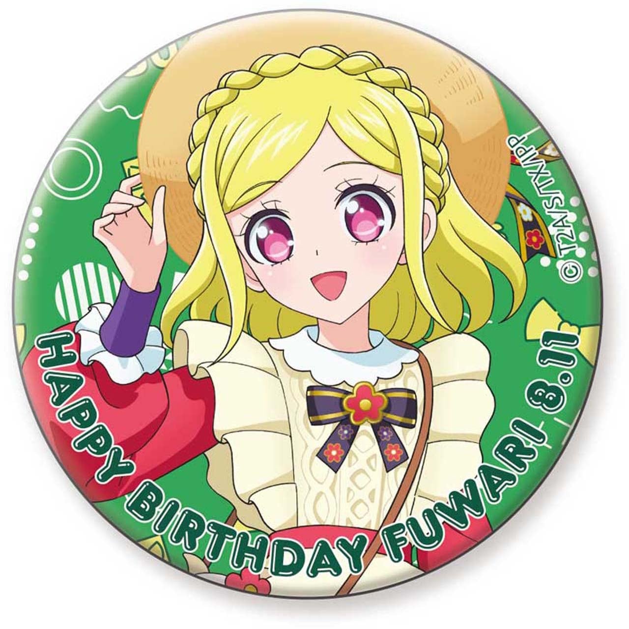 プリパラ クリスマスパーティ 缶バッジ シオン 【公式通販】