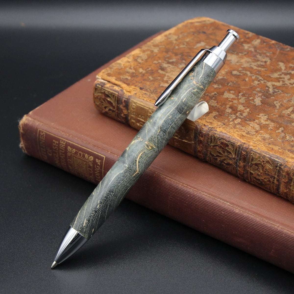 工房楔 楓 こぶ杢 スタビライズドウッド シャーペン