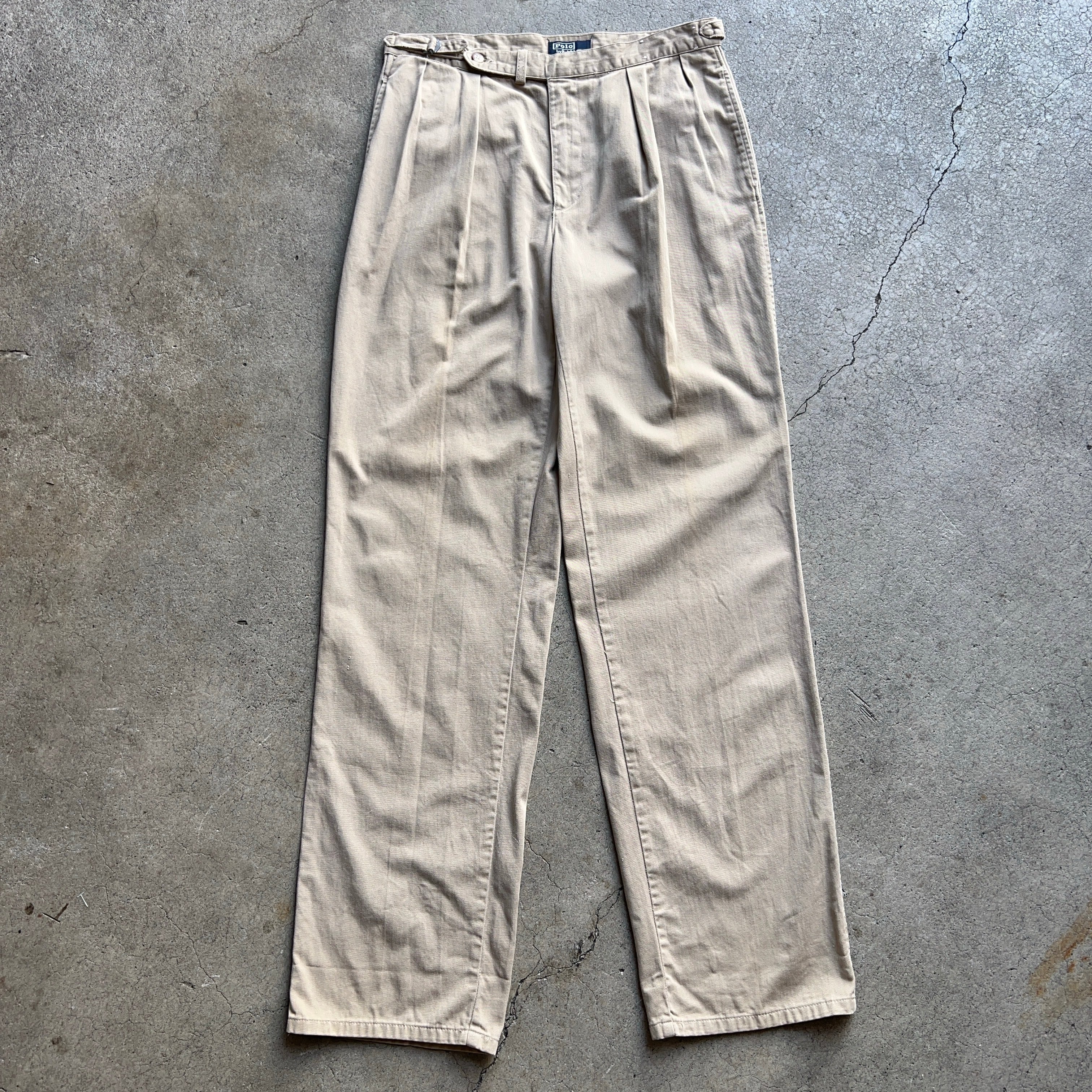 90's Polo by Ralph Lauren GURKHA IN-TUCK CHINO PANT 90年代 ポロ
