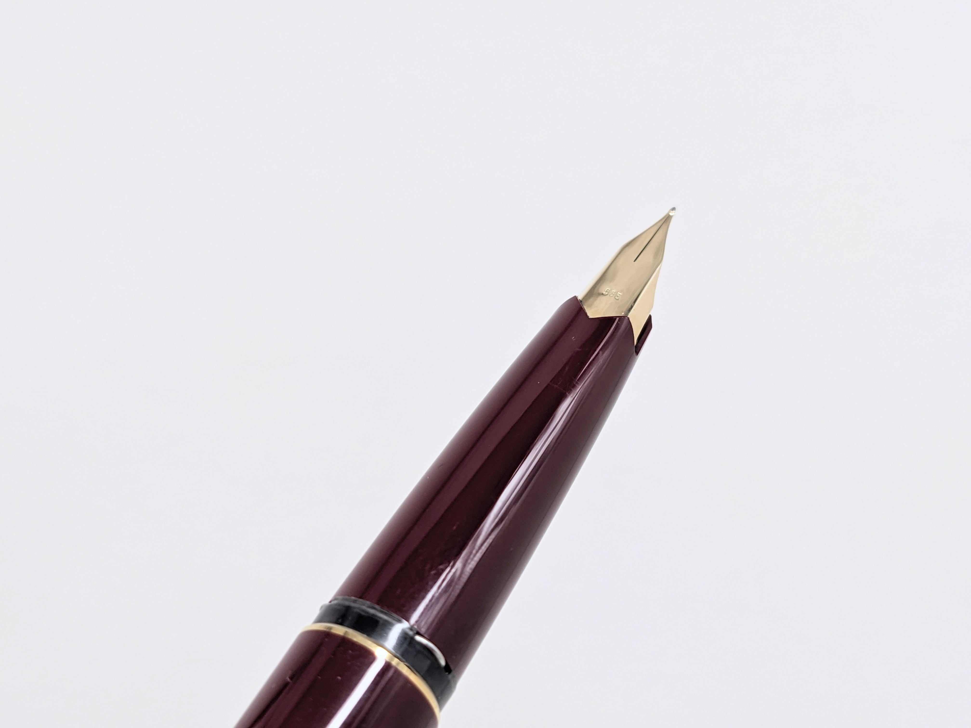 70s モンブラン 121 ボルドー MONTBLANC 121 （極細字） 18K 03104
