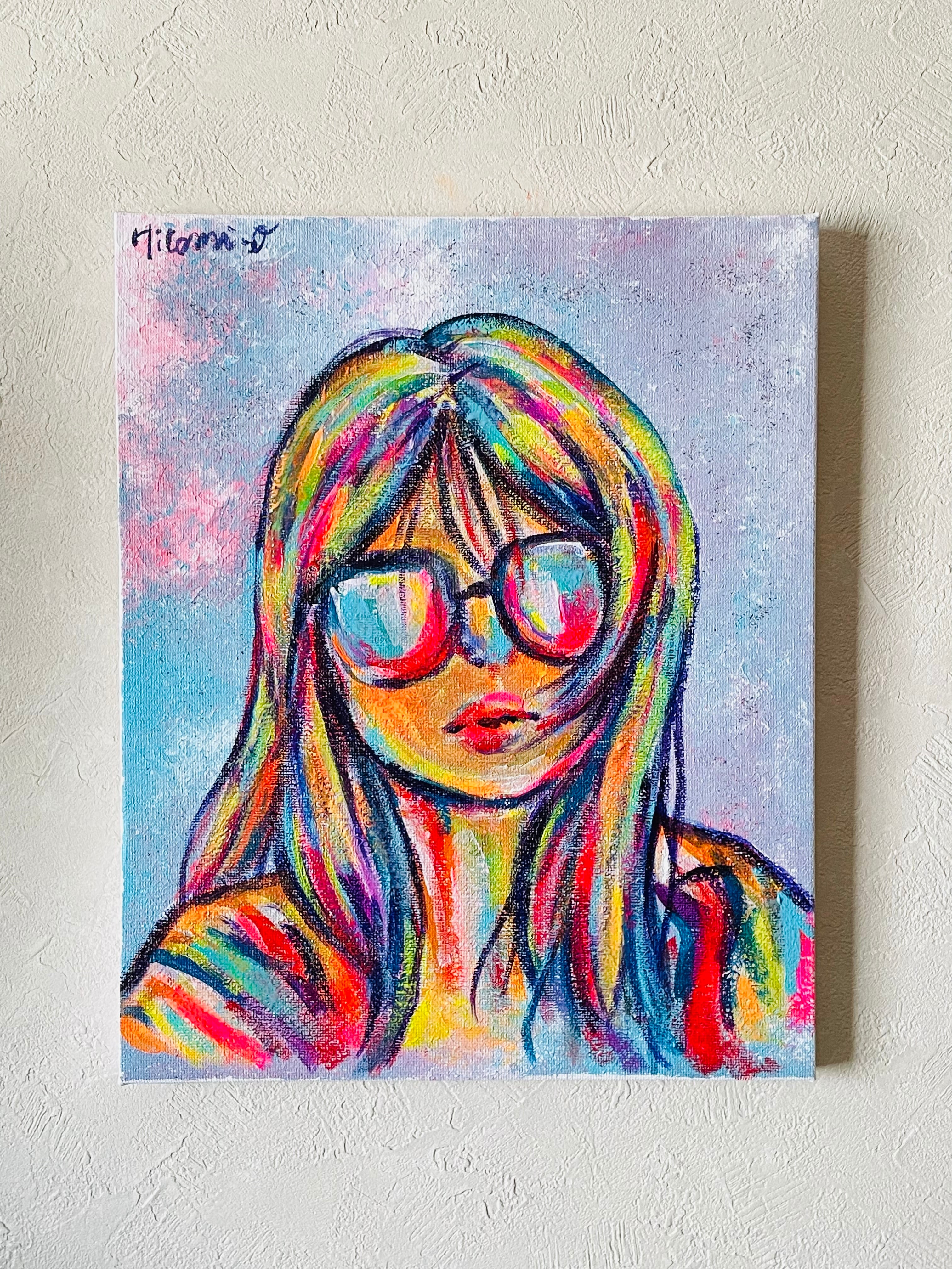 油絵現代アートKumori 作者あんどうまさひろ油彩画