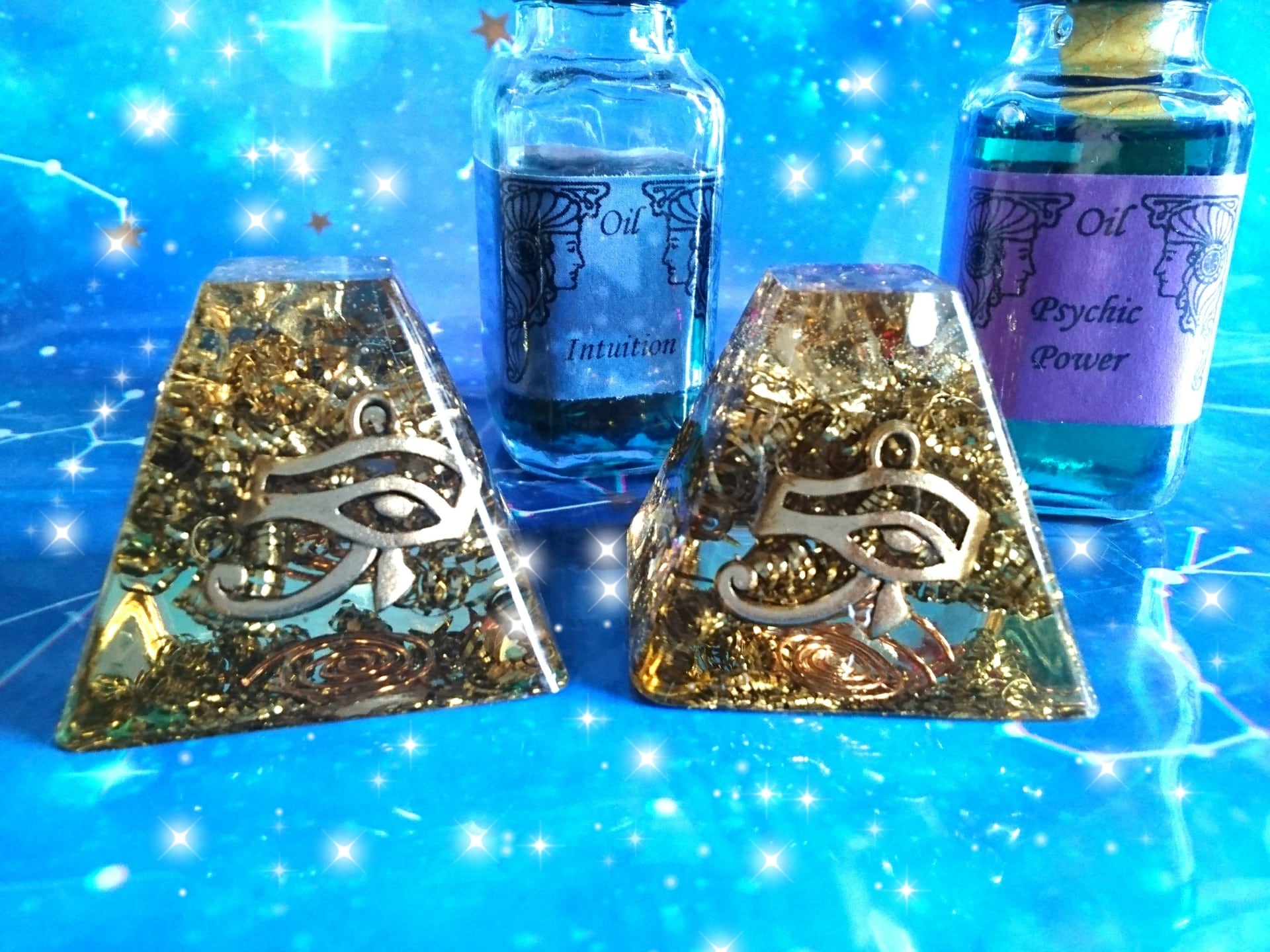 自分を変える☆宝珠オルゴナイト（願い叶えるメモリーオイル封入