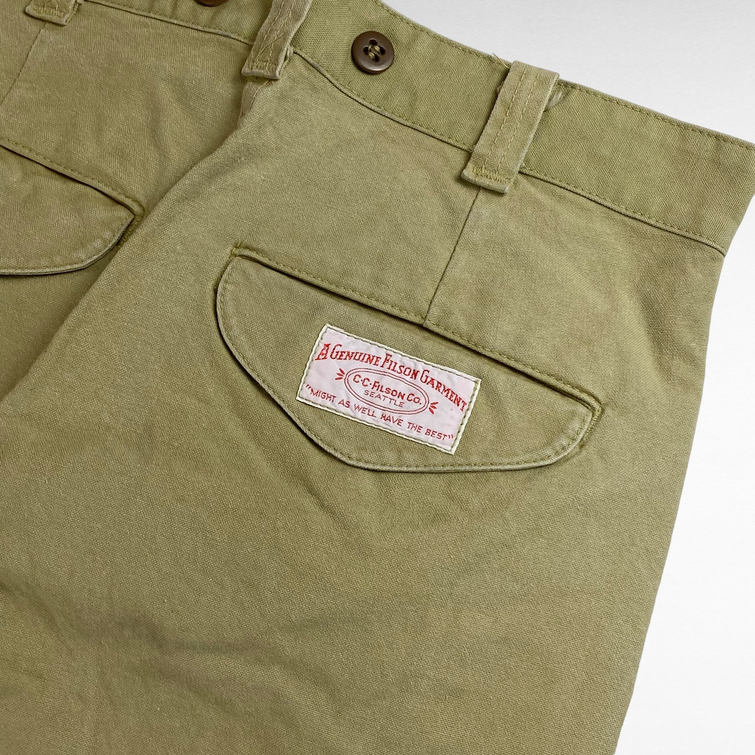 80〜90's】【USA製】 フィルソン W30 シングルティンパンツ チノパン
