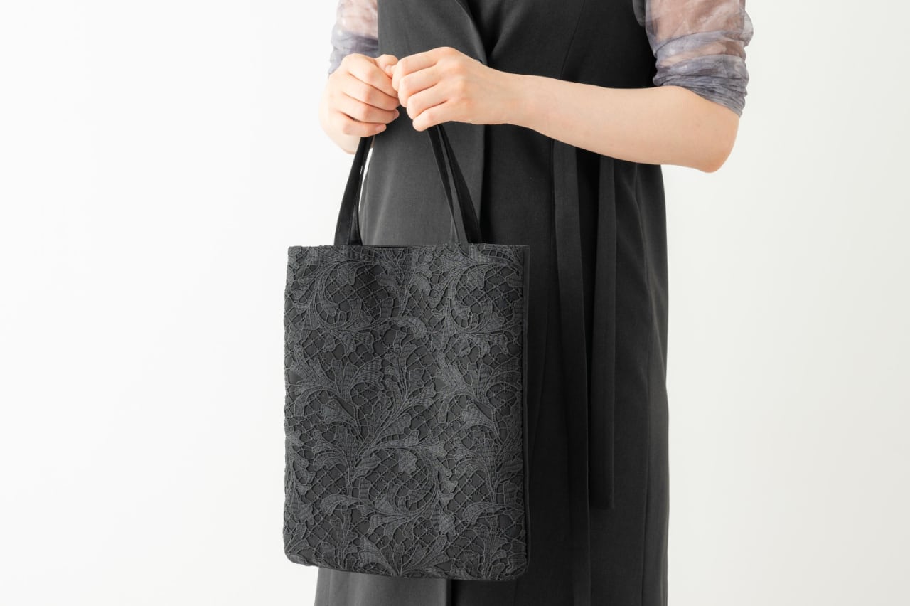 近沢レース店 ブラックフォーマル マリンバレース サブバッグ | 中村