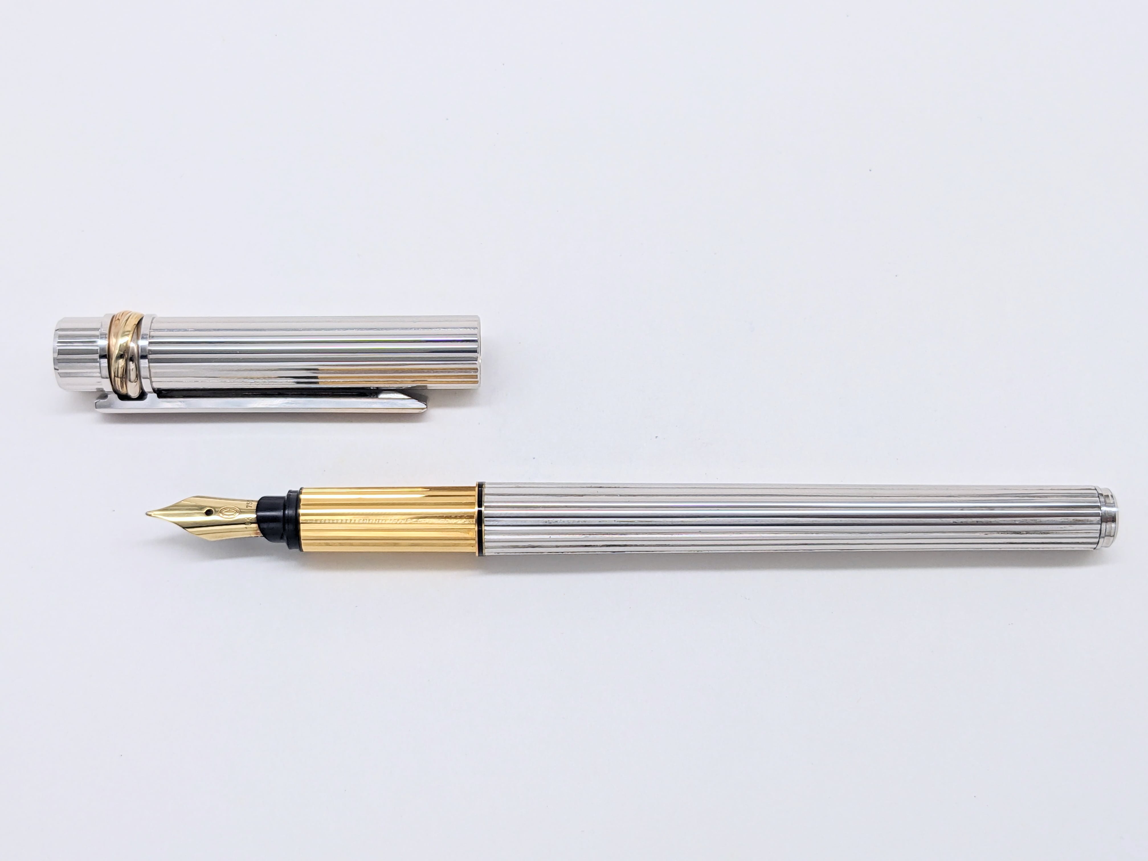 80s カルティエ トリニティ Cartier （細字） 18K 02490 | 川口明弘の