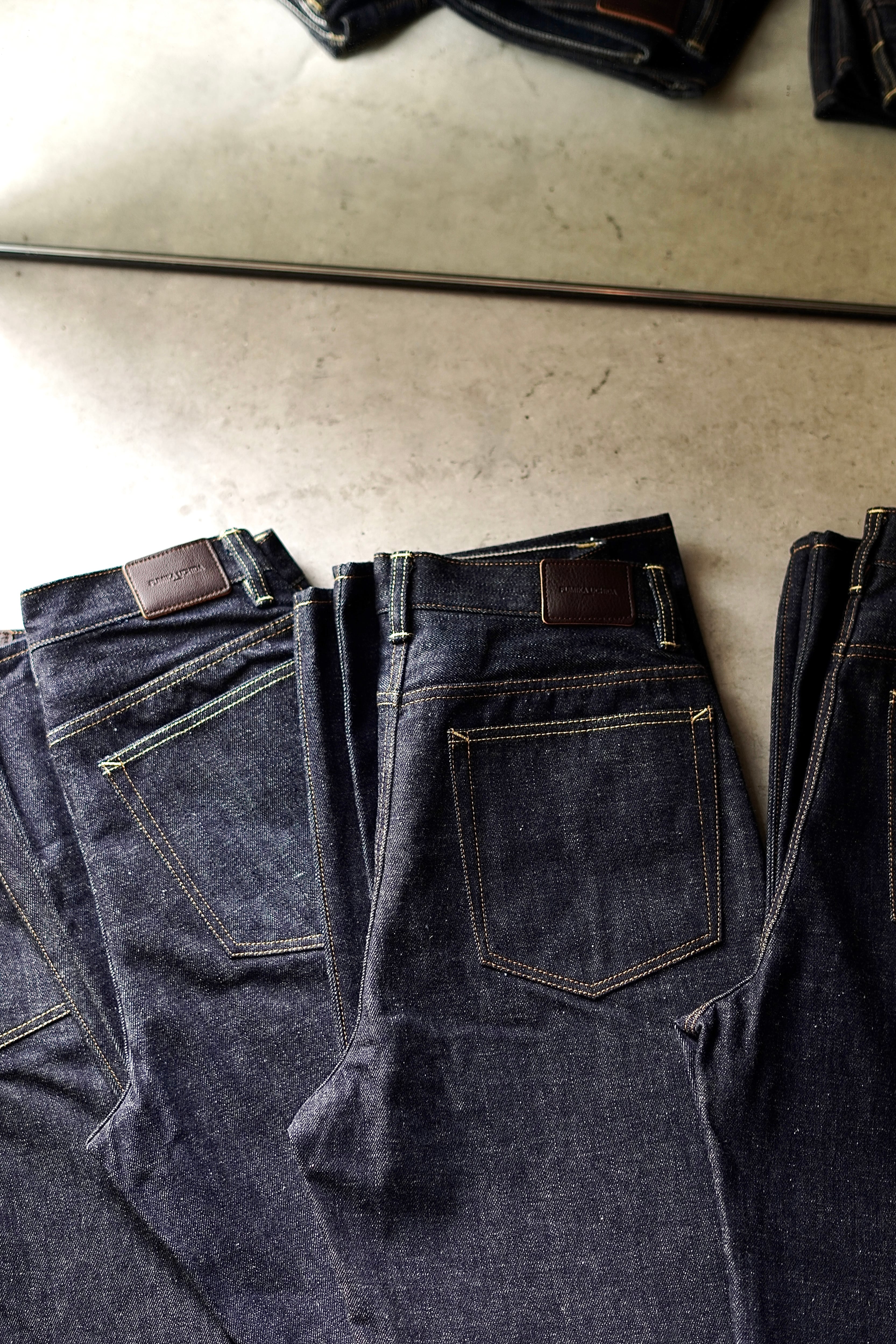 FUMIKA_UCHIDA / DENIM STRAIGHT PANTS (RIGID INDIGO) | JUQUI Online