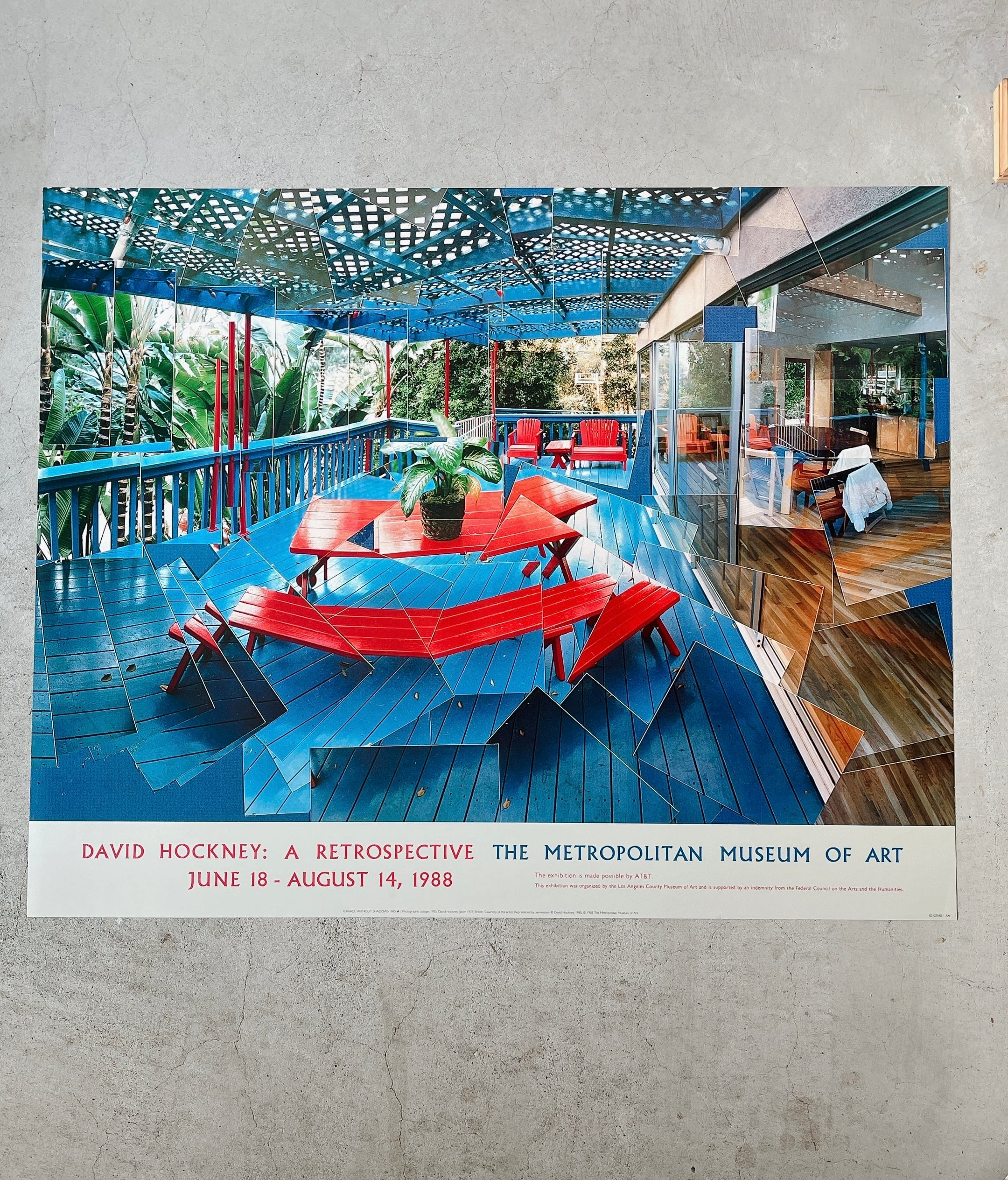 額装品/Mt Fuji and Flowers（デビット ホックニー）/ポスター