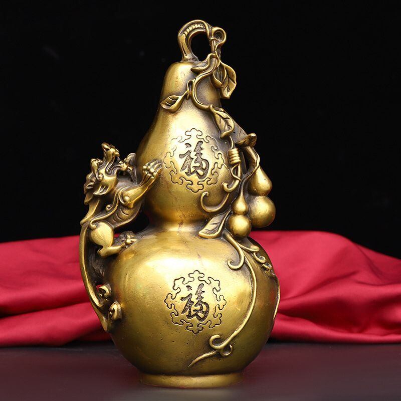 ひょうたん 瓢箪 置物 風水 金色 貔貅 蛙 カエル 金蟾 三脚蟾蜍 財運