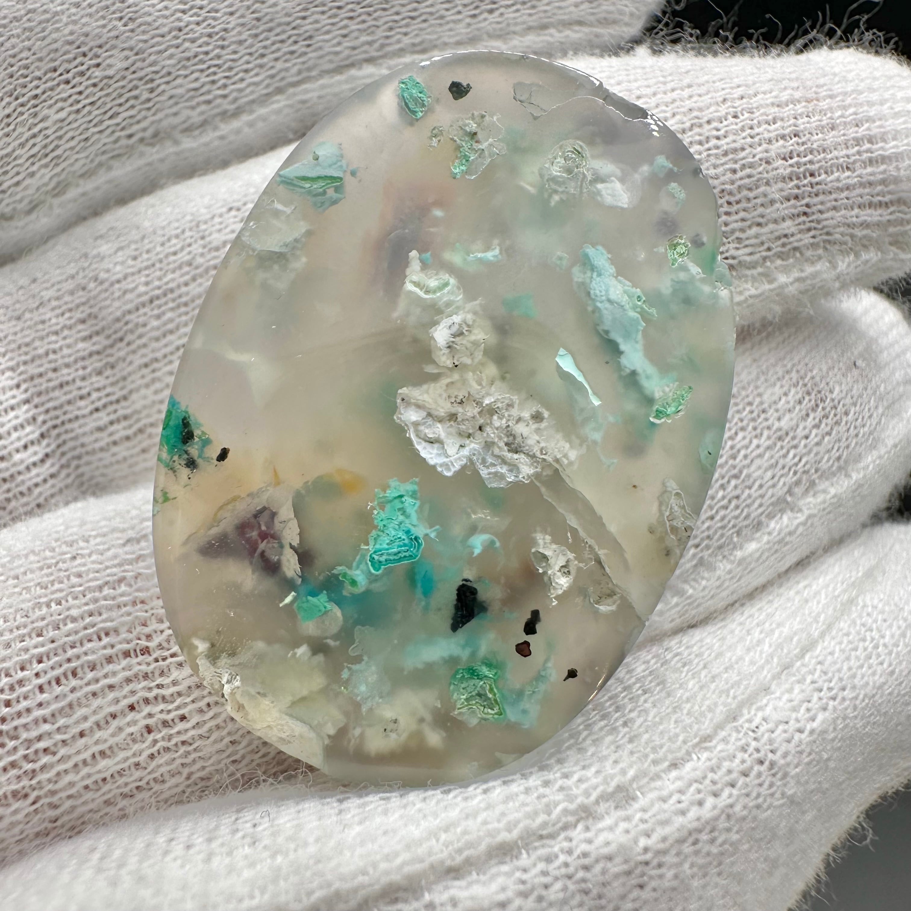 すごい人気！！ クリソコラインカルセドニー ルース | 虹石〜nanaishi〜