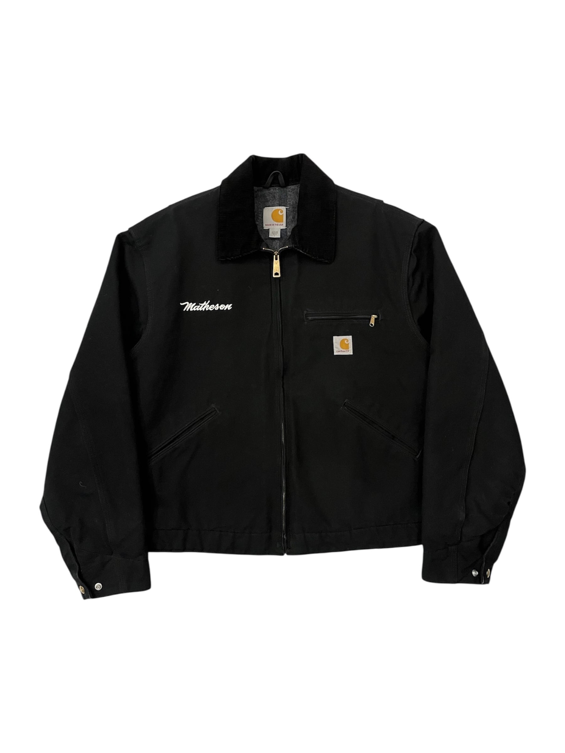 Carhartt J13 BLK Santa Fe Jacket Made in U.S.A. Black カーハート