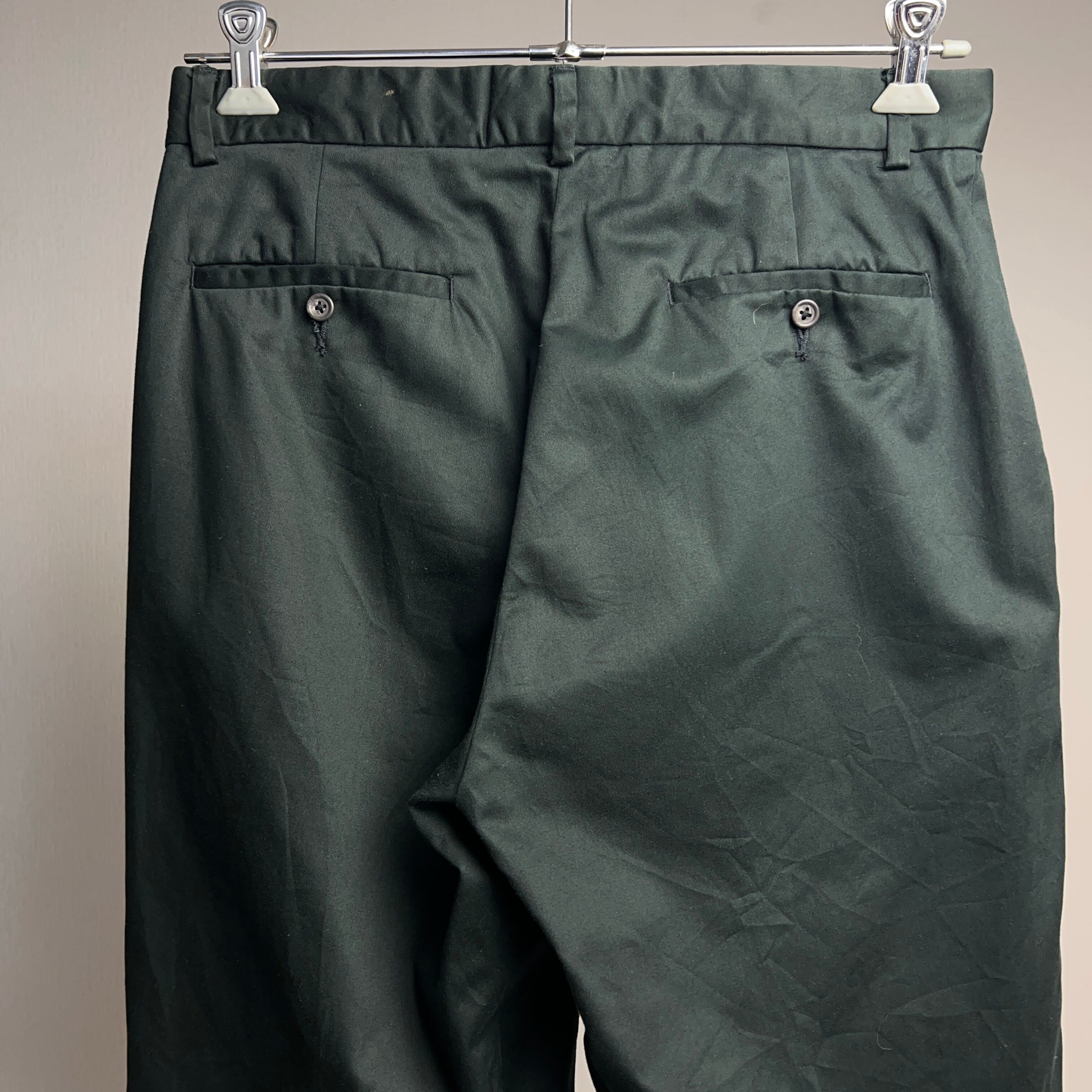 90's~ Polo by Ralph Lauren Cotton Pants Black 90年代 ポロラルフ