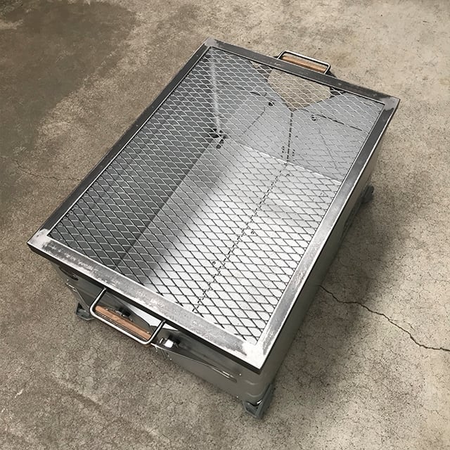 スノーピーク・シェルフコンテナ50用 エキスパンドメタル天板 | I.M.F