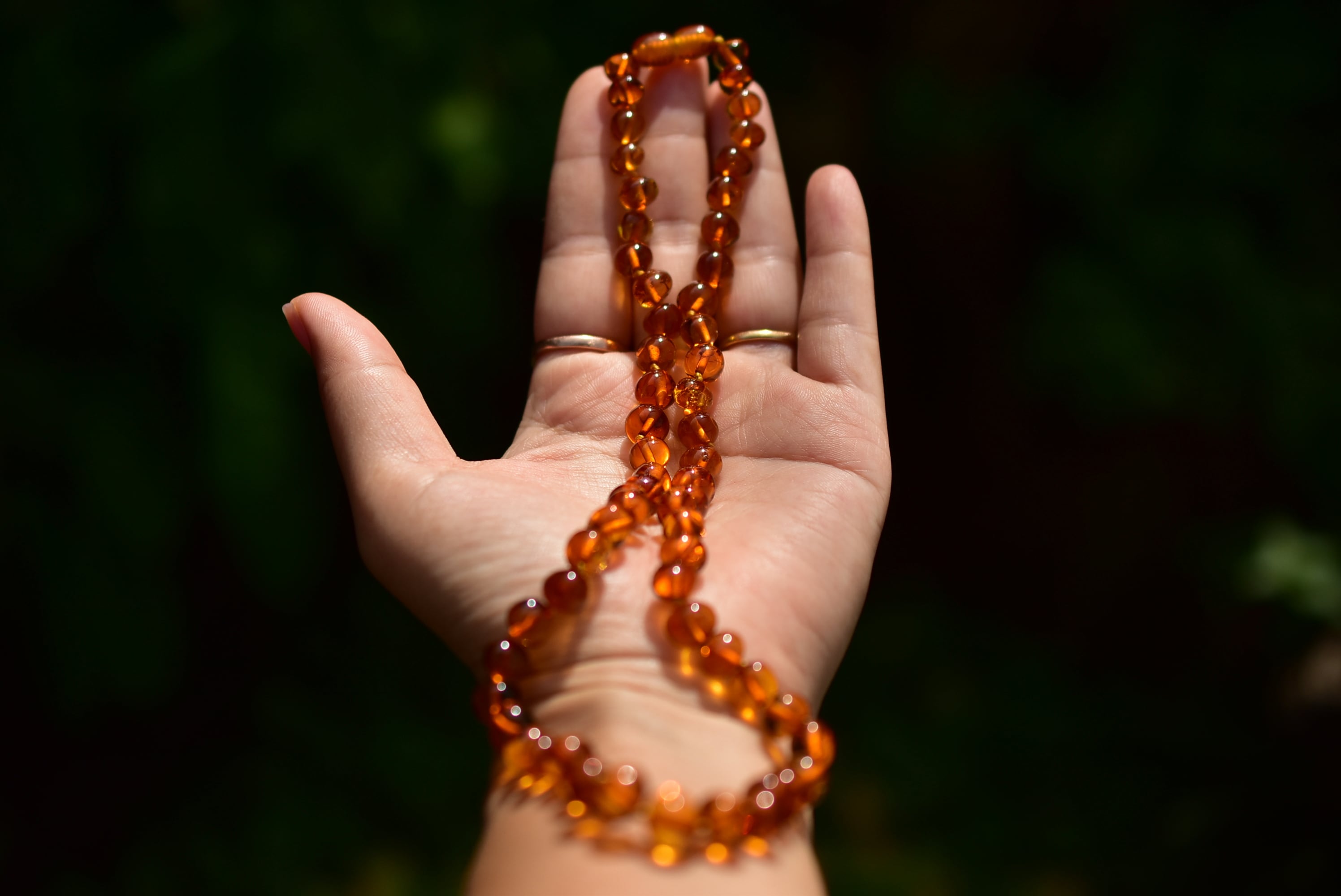 hanatae 琥珀 マクラメ ネックレス hanatae様専用 琥珀 マクラメ