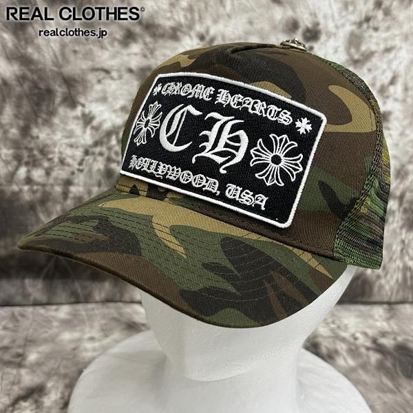 CHROME HEARTS FUCK TRUCKER CAP キャップ 迷彩 CHROME HEARTS 迷彩