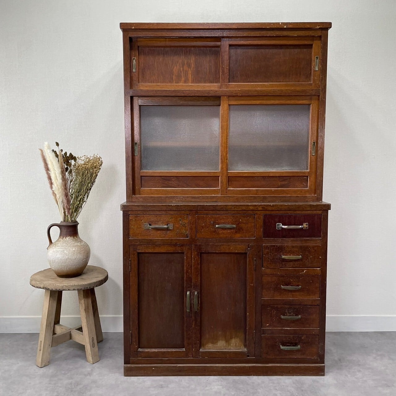 昭和レトロポップ｜ラタンヴィンテージ｜サイドボードチェスト｜10