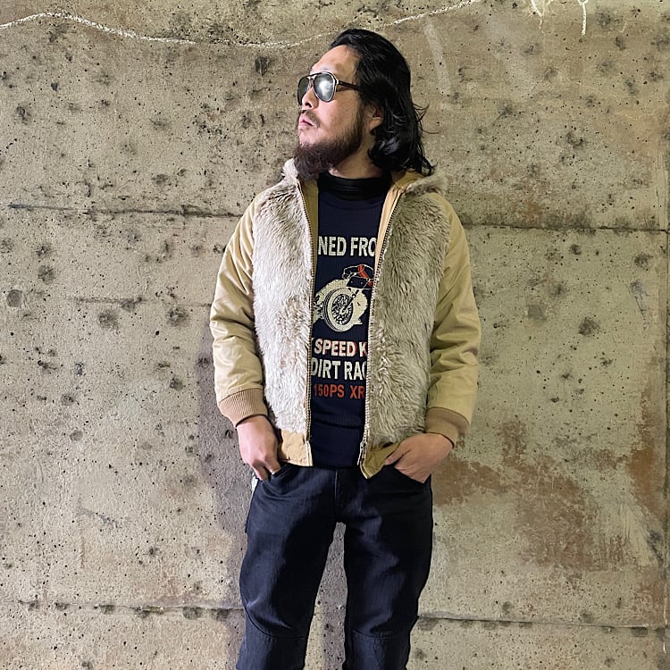 70s ウールリッチ ウルフジャケット 裏ボア ビンテージ Woolrich USA製