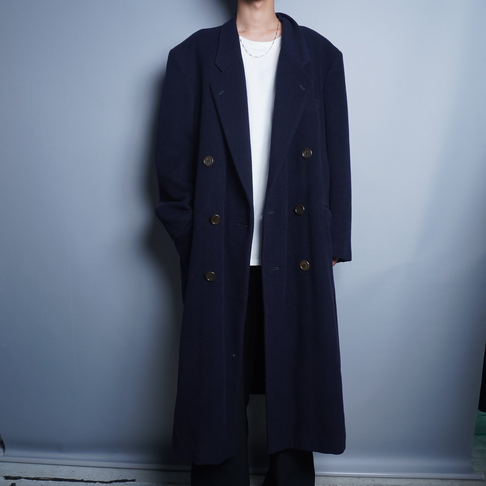 Christian Dior】クリスチャンディオール ウール ダブルチェスター