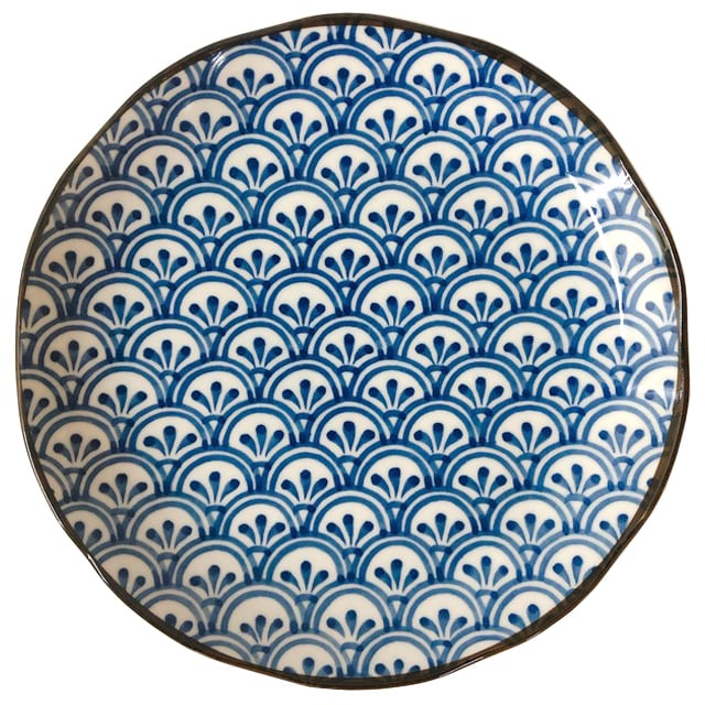 玩玉 款 青花 龍青海波文 合子 玩玉 款 青花 龍青海波文 合子 青花龍濤