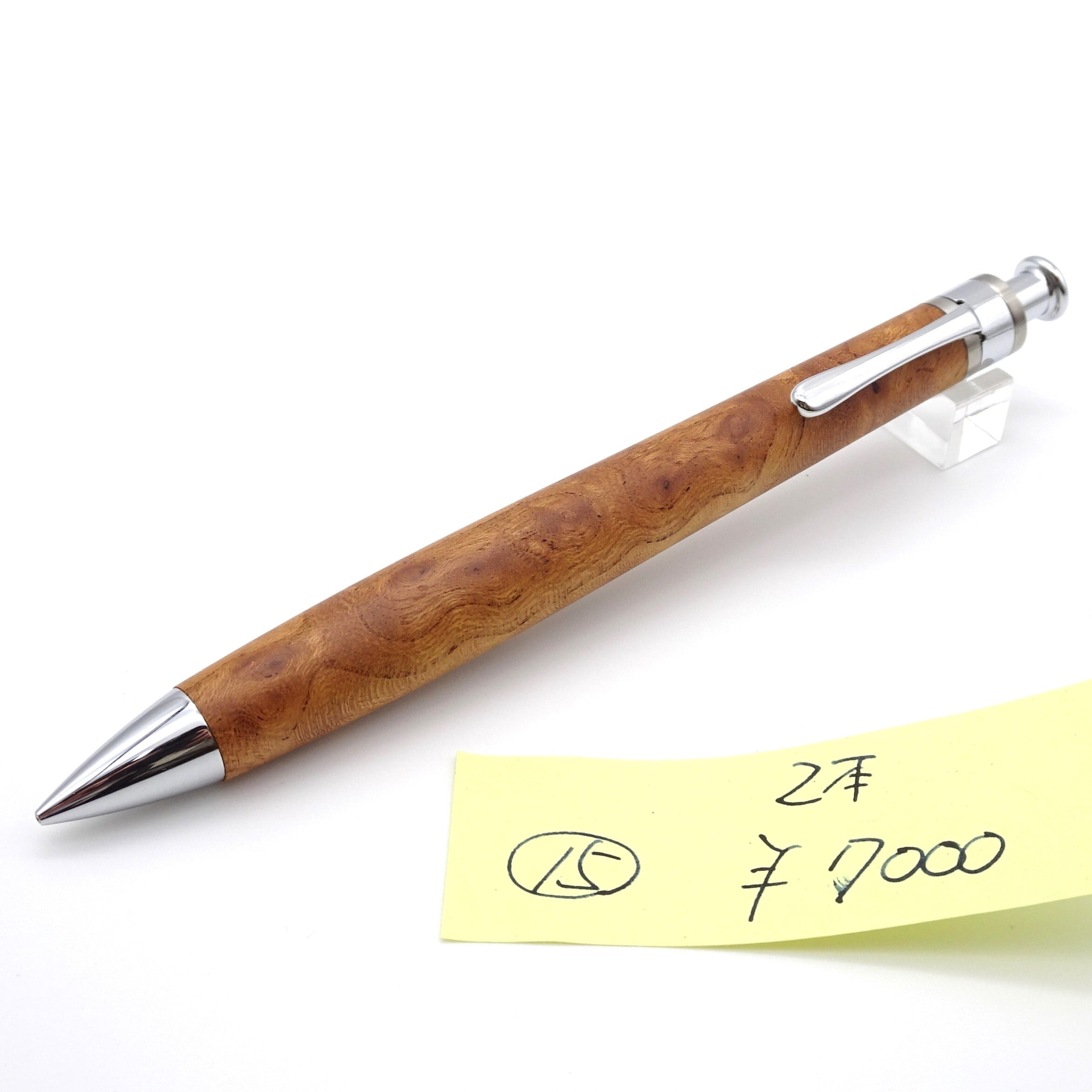 野原工芸 斑紋純銀色 マーブルウッド 旧型 固定式口金付属