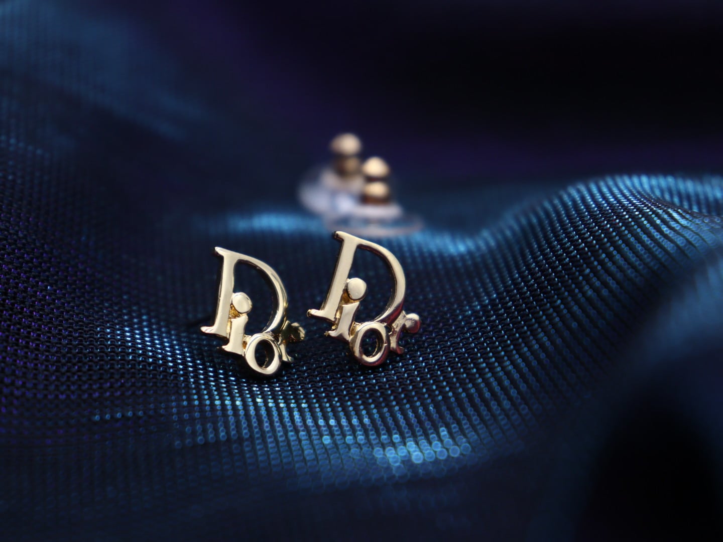 保管品】Christian Dior トロッター ピアス Dior ロゴ ディオール