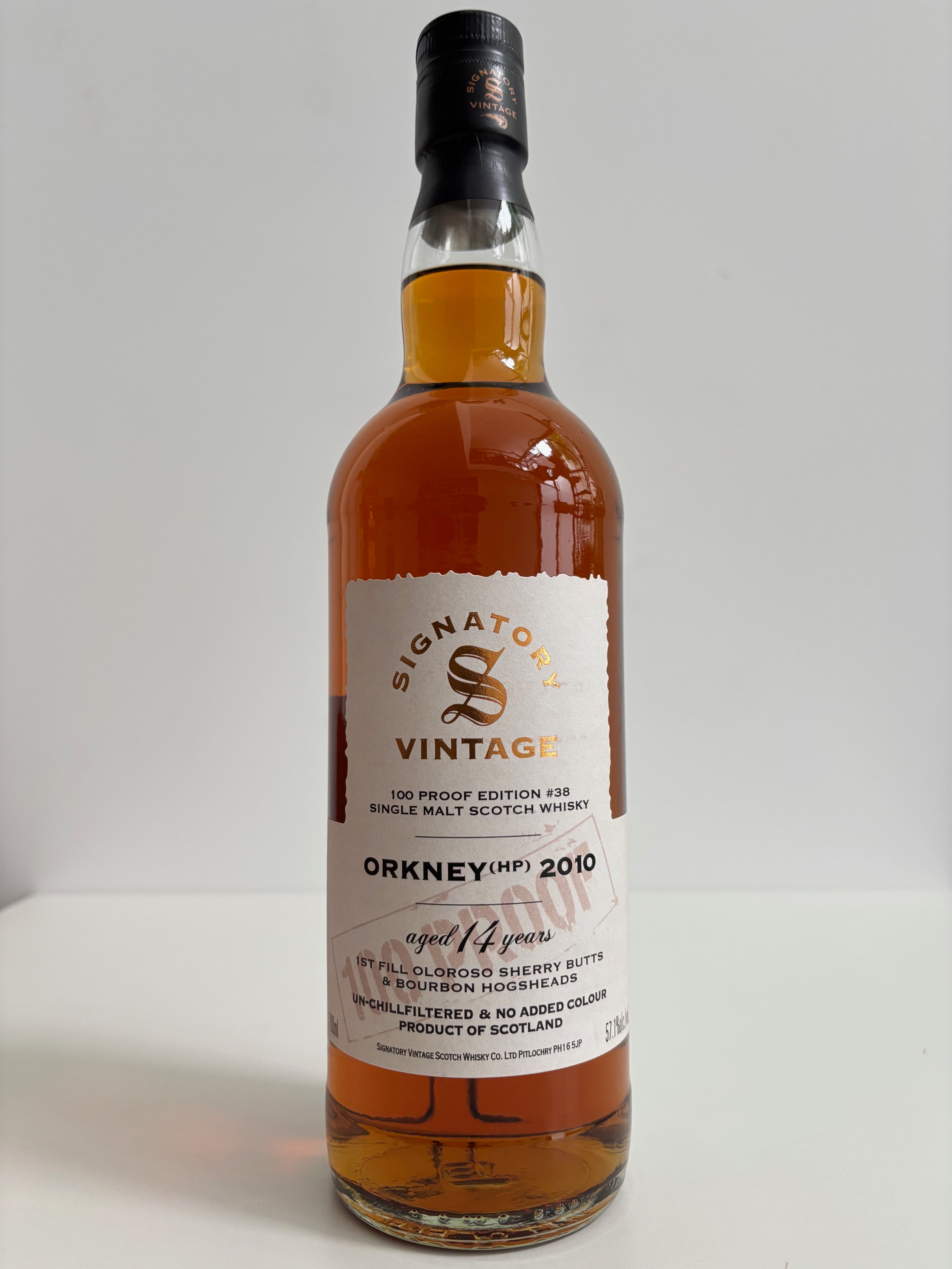 オークニー(HP) 2010/2025 1stフィルオロロソシェリーバット/バーボン