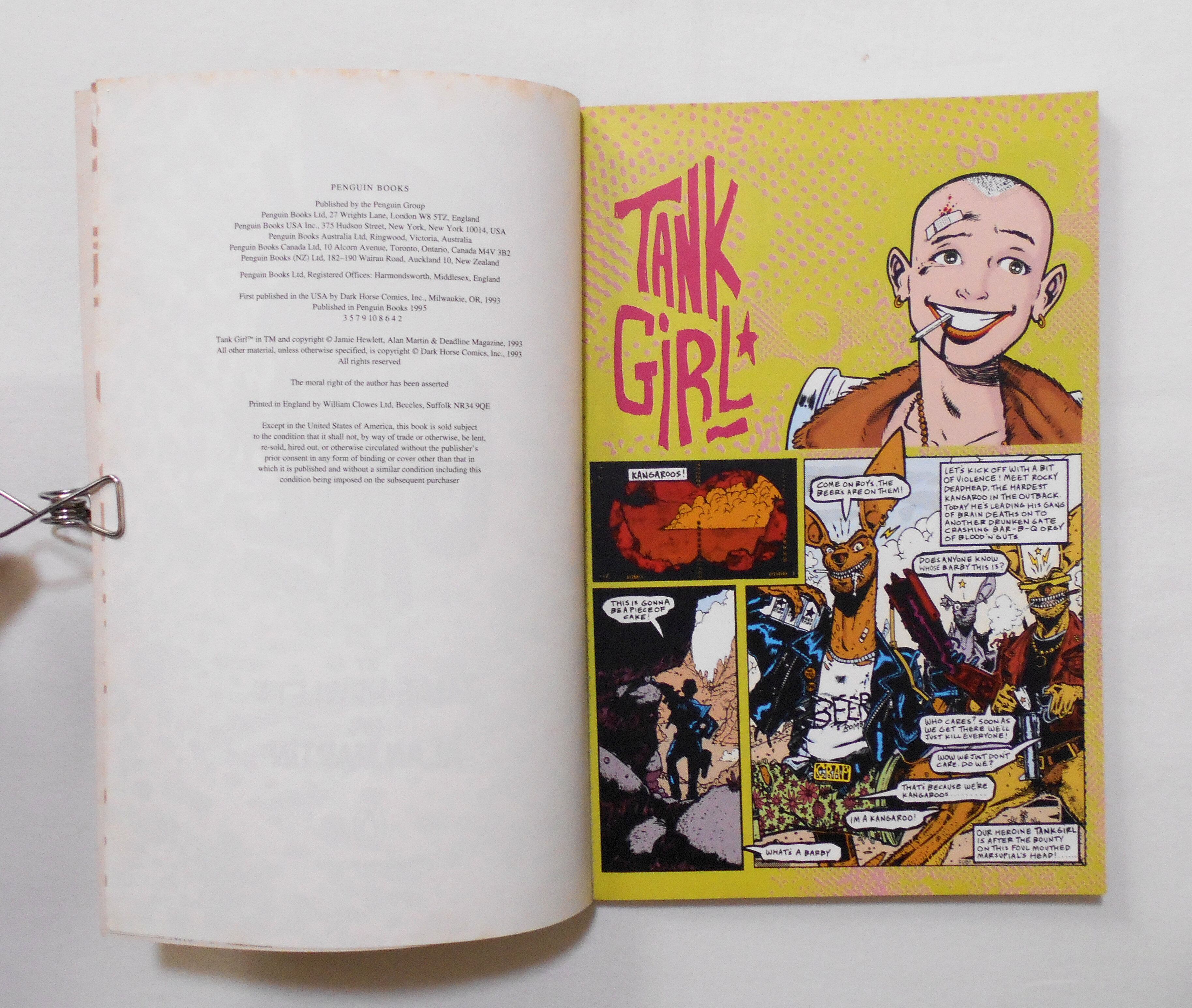 タンク・ガール HEWLETT AND MARTIN'S TANK GIRL】 TPB PENGUIN ＜1993
