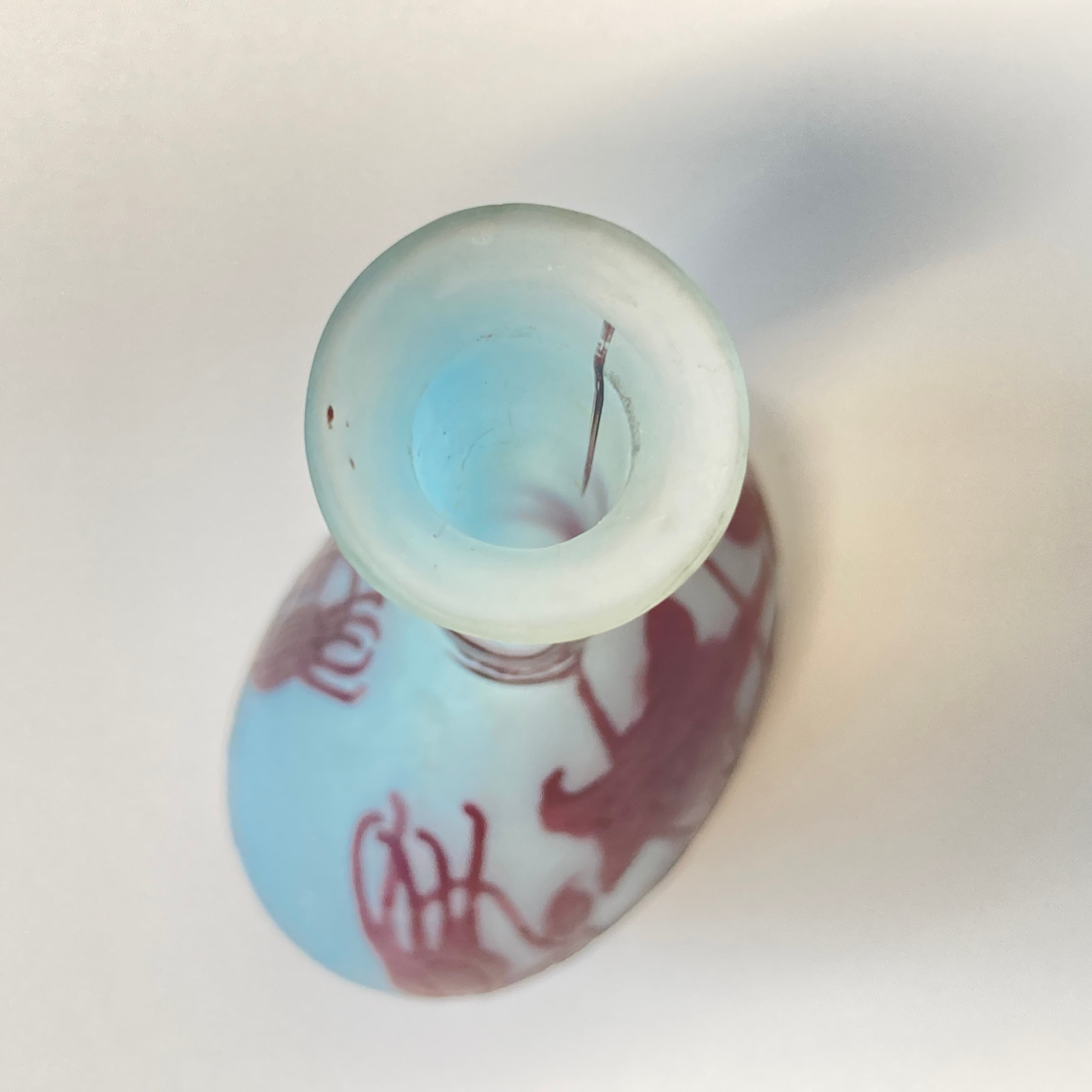 エミールガレ 特々大 躍馬 花瓶 カメオ彫り 被せガラス 高さ38cm