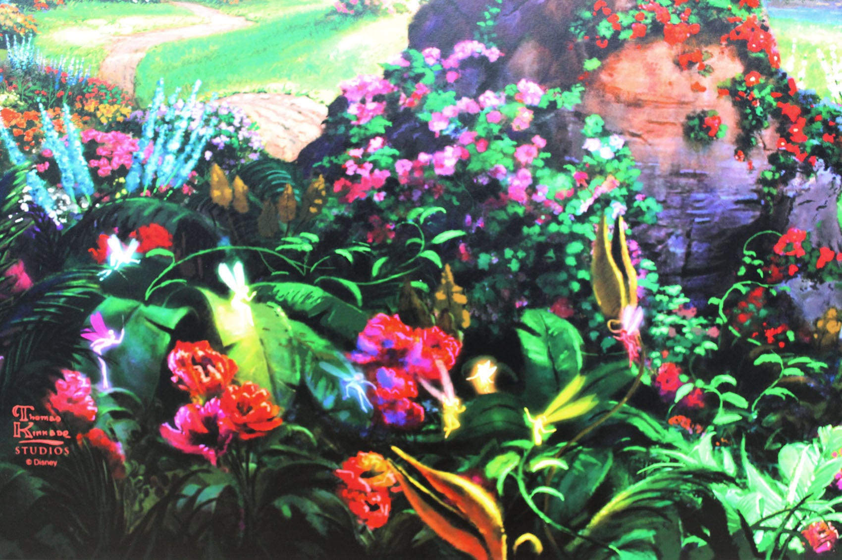 ピーター・エレンショー直筆サイン入り ファンタジアミッキー版画 証明