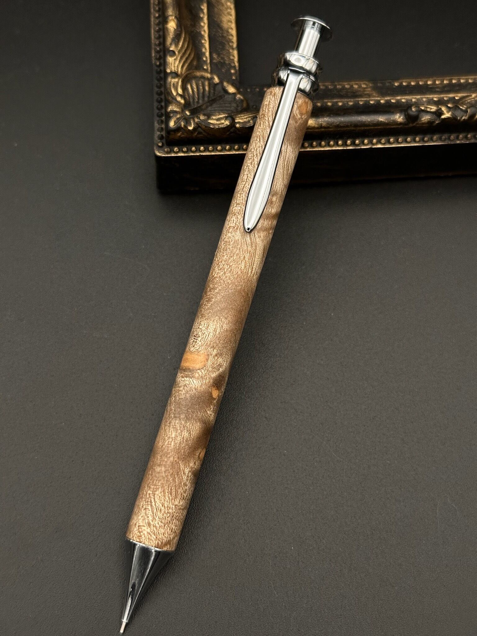 マーブルウッド/細軸シャープペン(オリジナル金具) | Flamberg