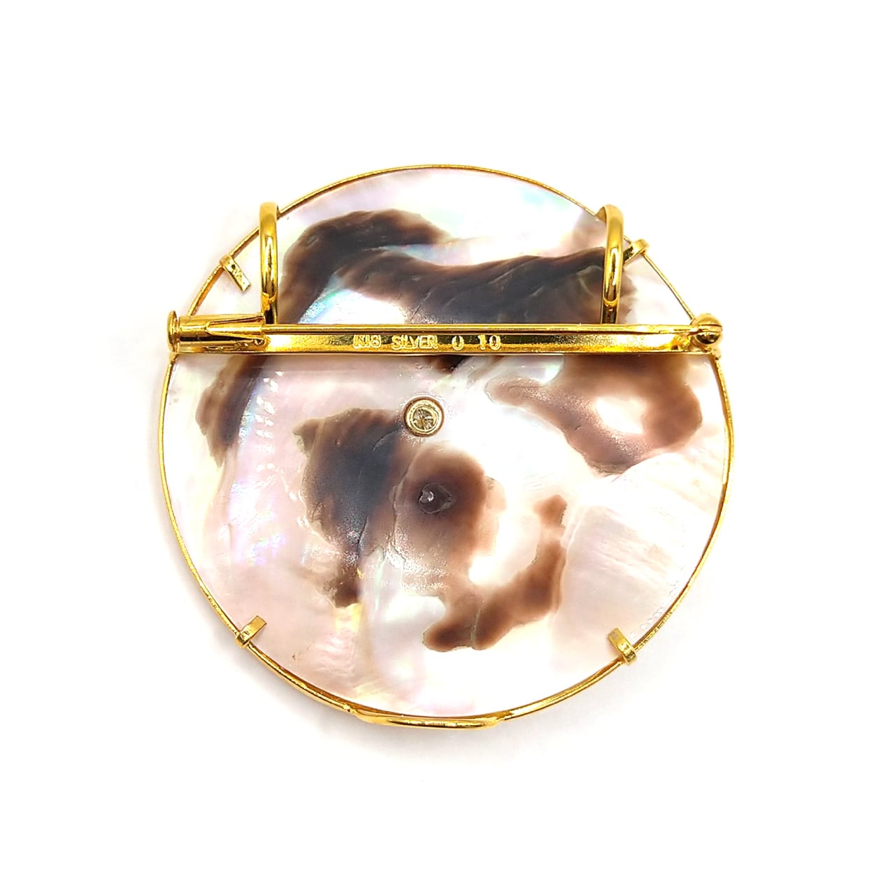 蔵出し！K18 貝付きマベパール ブローチ | 柳澤商会 ジュエリーショップ