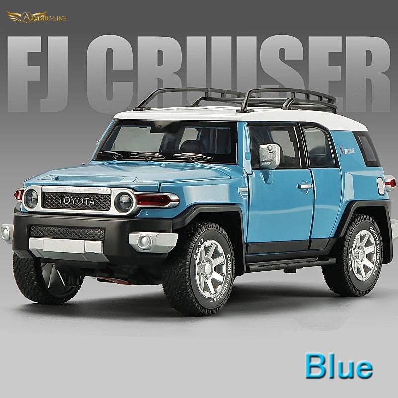 トヨタ FJ クルーザー 1/24 ミニカー 全4色 ライト点灯 エンジン