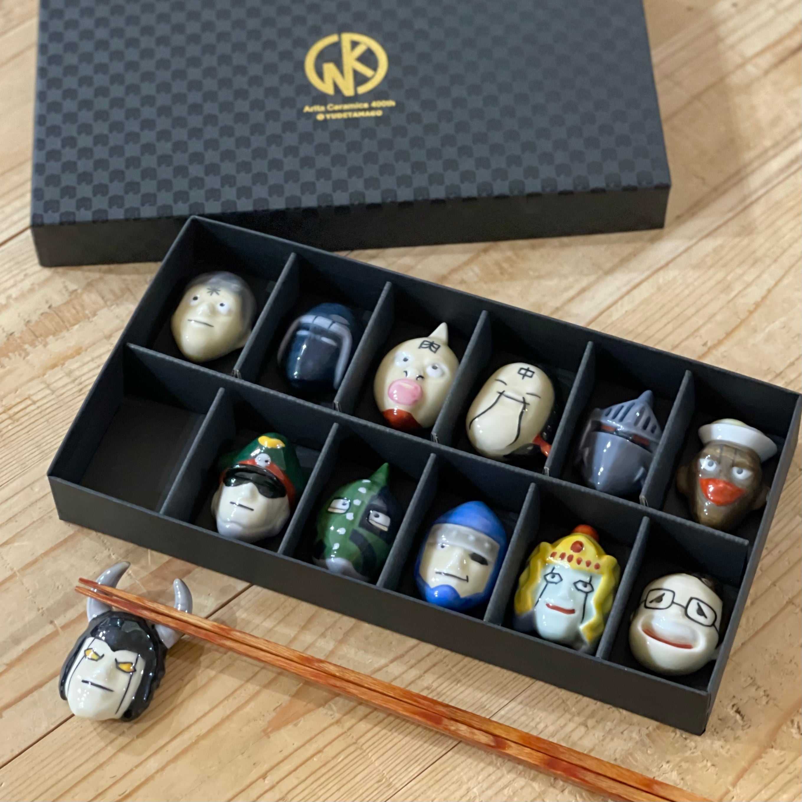 赤絵【12個セット】キン肉マン箸置 | 24to3［西富陶磁器オンライン