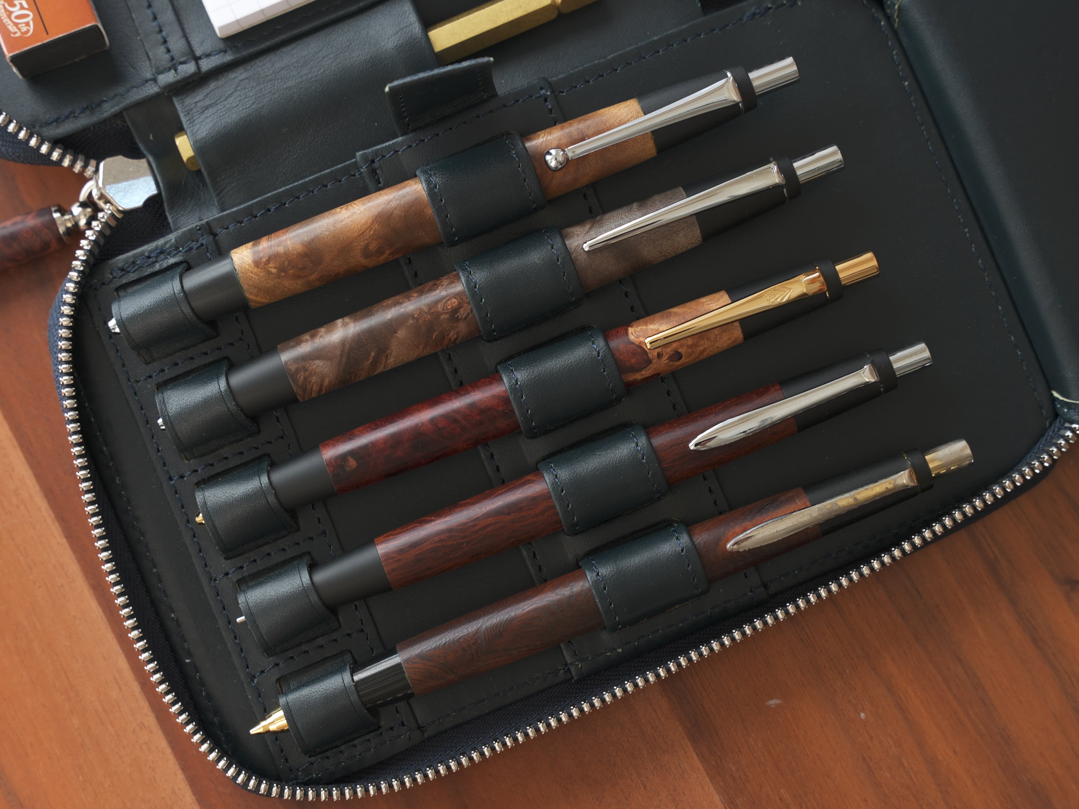 2024 野原工芸 特上花梨瘤杢 シャープペンシル 野原工芸 特上花梨瘤