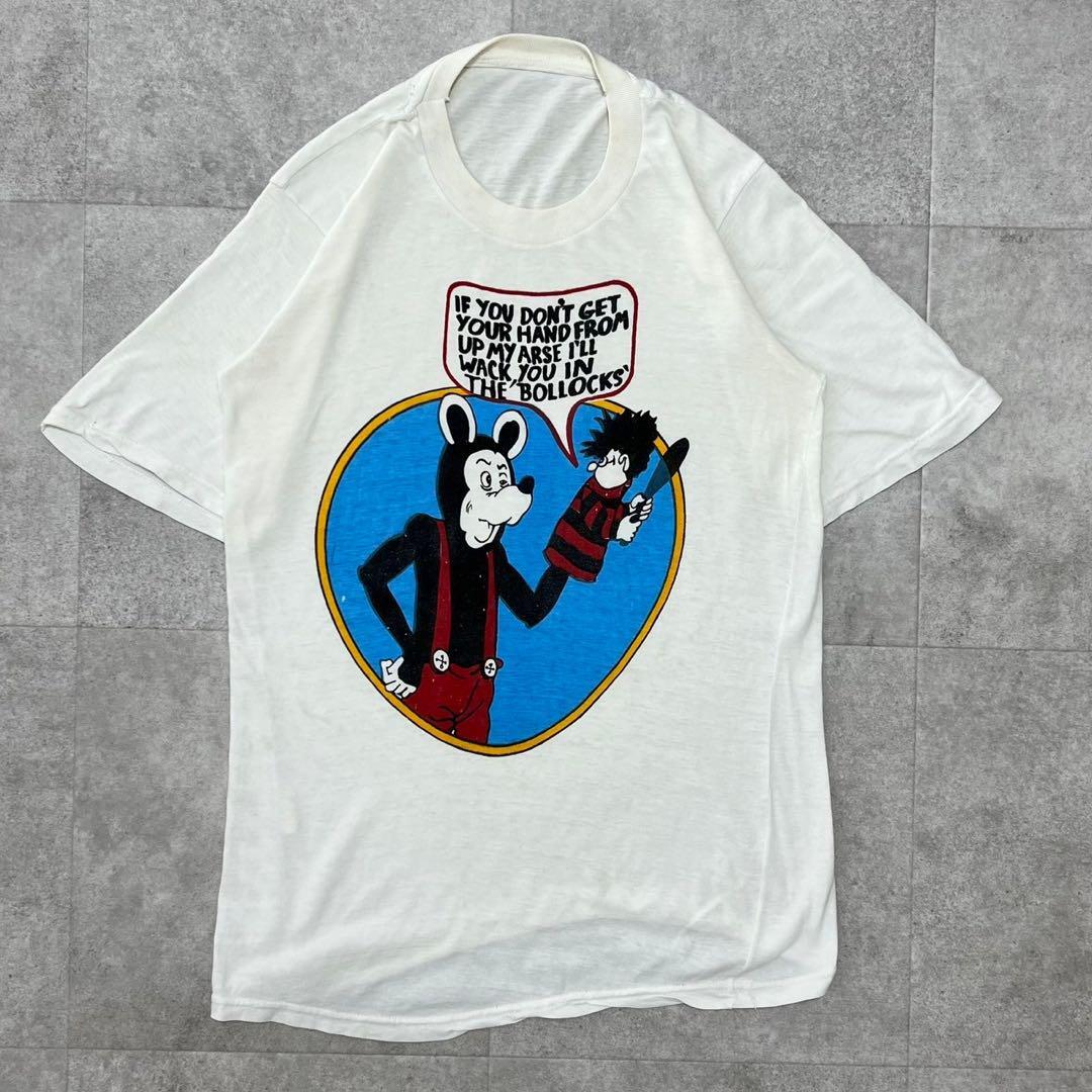 80s 90s ミッキーマウス パロディ ジョークT ユーロ tシャツ | FREEKS WEAR