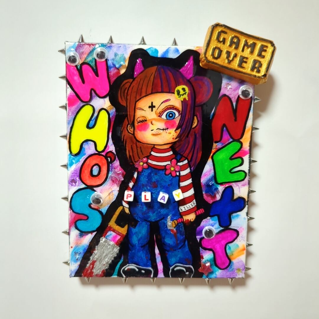 ✡2024✡】Who's next【F0号】レジンアート/PUNK/ | 現代画家 Chika