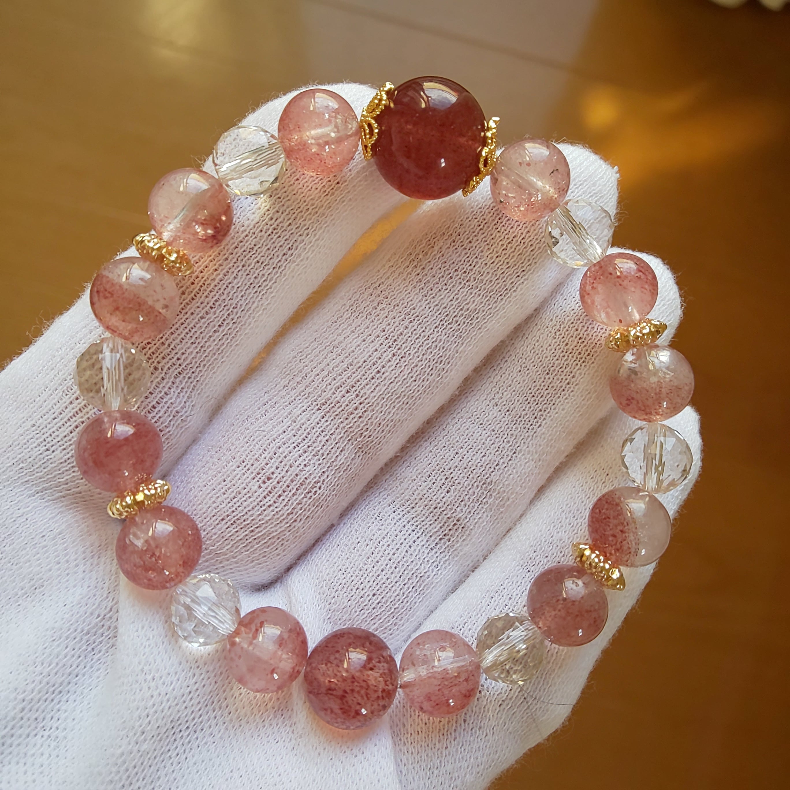 ズーンとくる！ストロベリークオーツたんとピンクタイガーアイたん