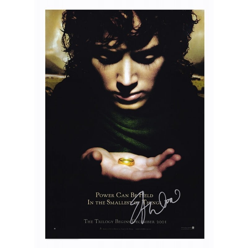 Elijah Wood 直筆サイン ロード・オブ・ザ・リング フロド 証明書あり