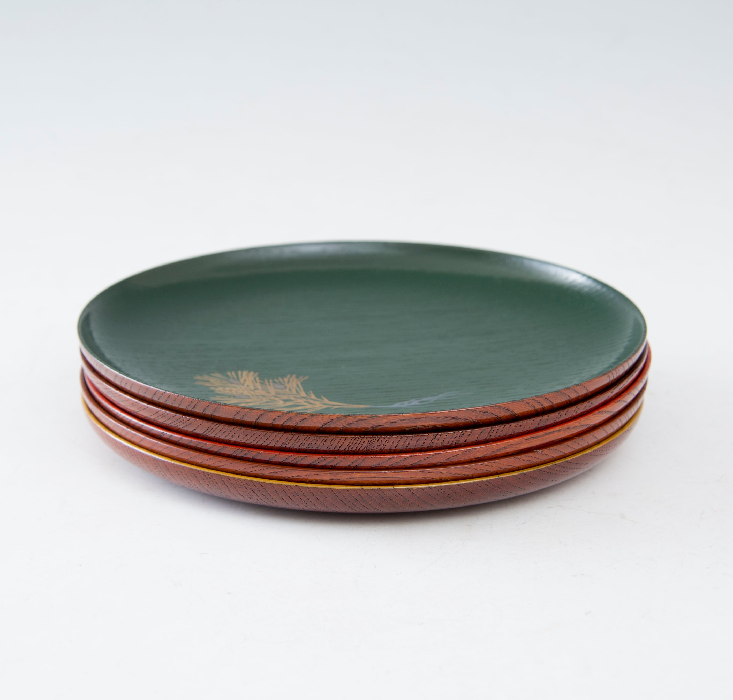 京塗 江馬長閑 五節句 蒔絵 銘々皿 銘々盆 色替 図替 五色 京都の漆芸